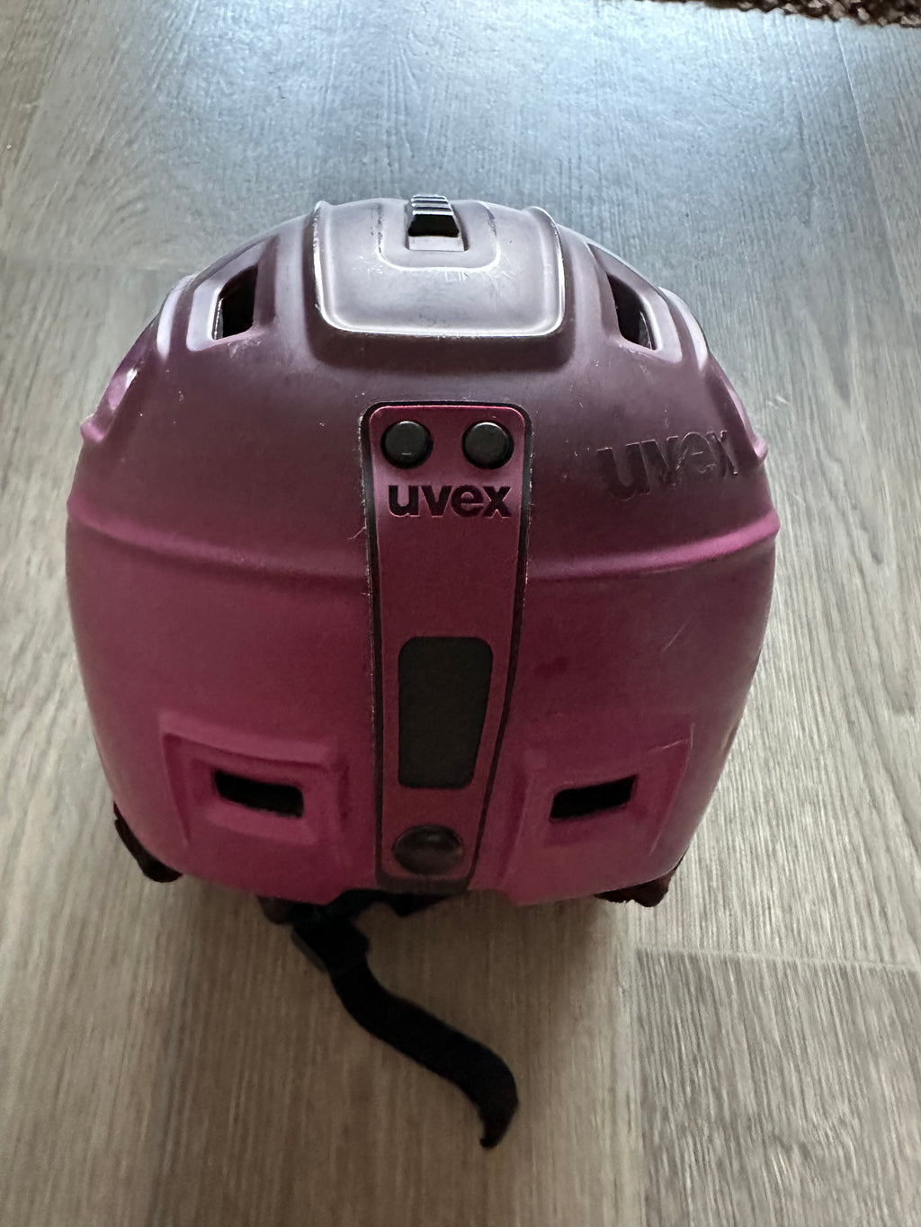 Uvex ski/snowboard helmet S 51-55 cm, burgundy, very good condition