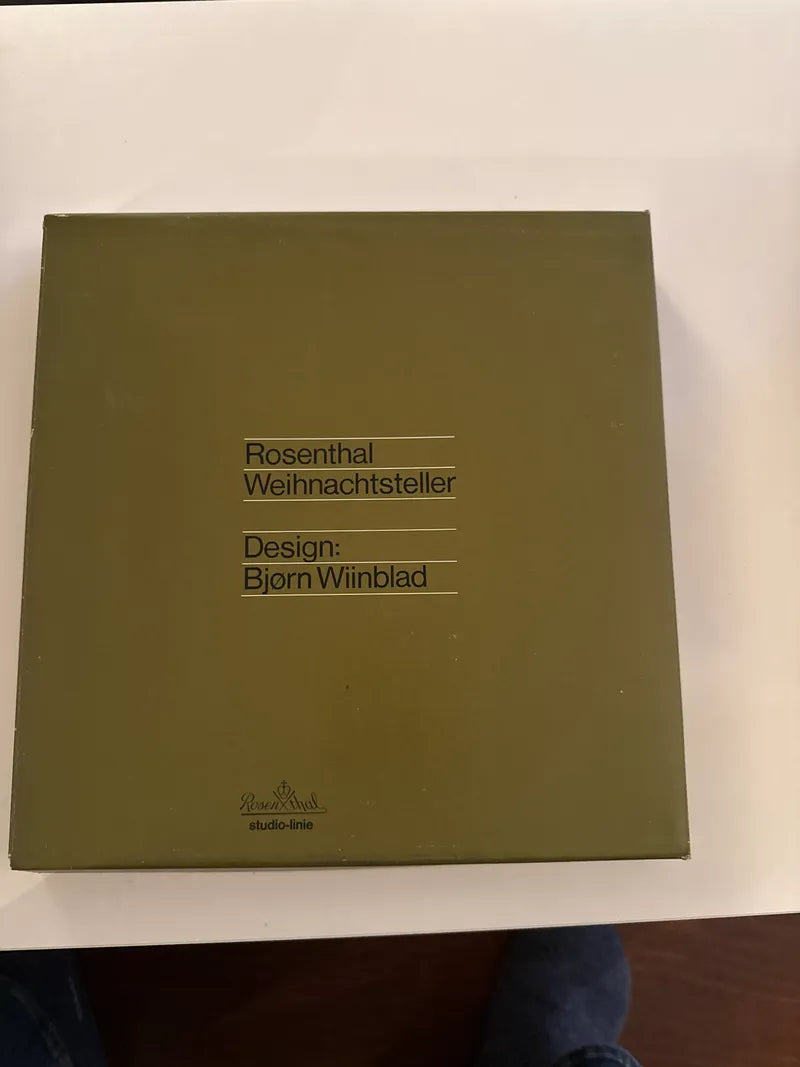 Rosenthal Christmas Collector Plate by Bjørn Wiinblad, Limited Edition, Boxed