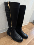 Claudia Ghizzani Reitstiefel – Leder, Schwarz, Größe 39, Wie Neu