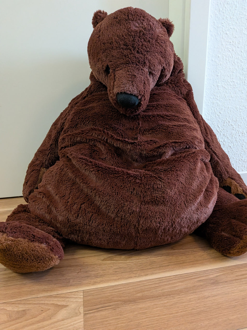 IKEA DJUNGELSKOG Kuscheltier – Braun, 100 cm, Sehr guter Zustand