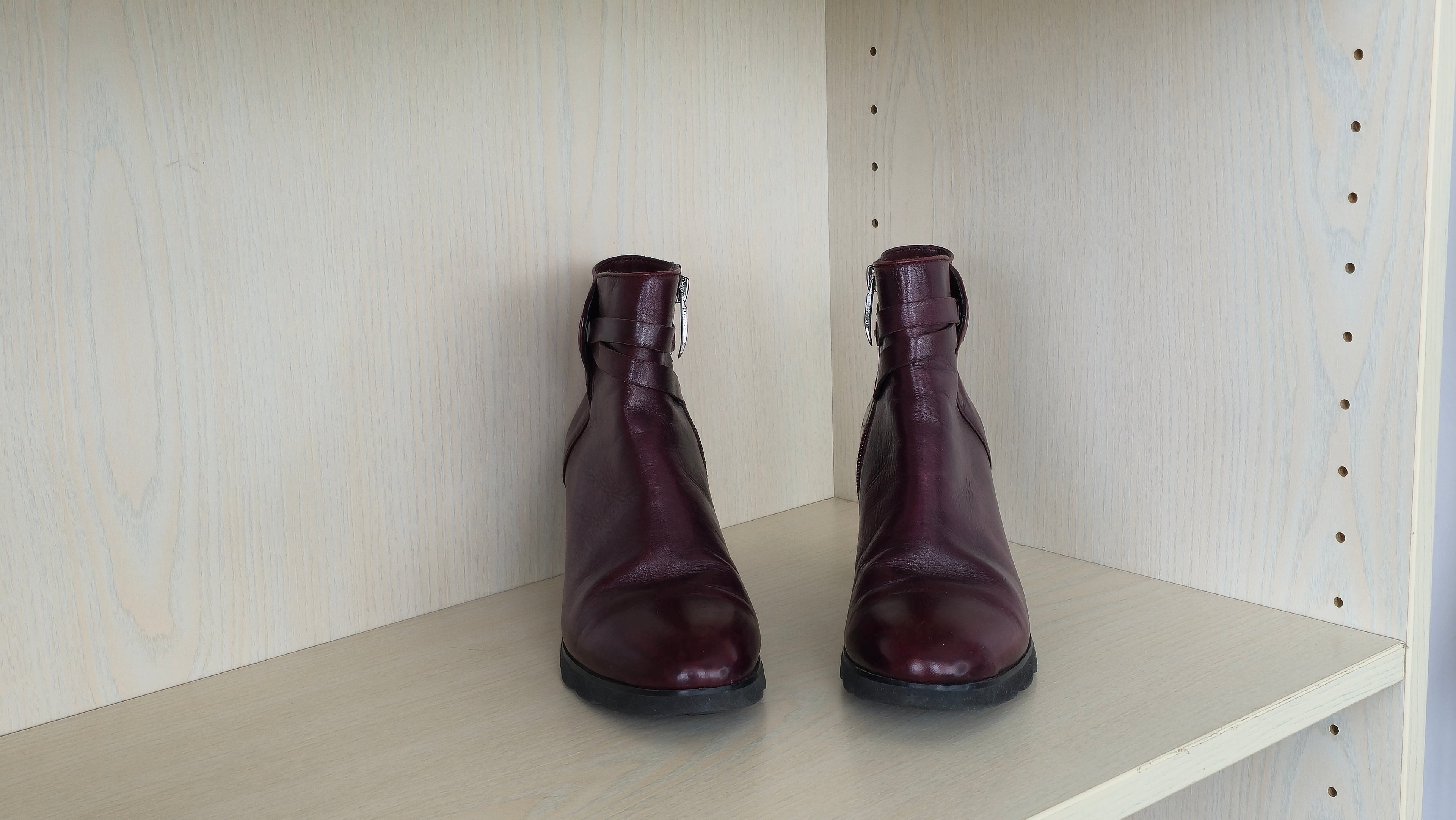 Regarde Le Ciel Leder Stiefeletten | EU 38 | Burgundy | Sehr guter Zustand