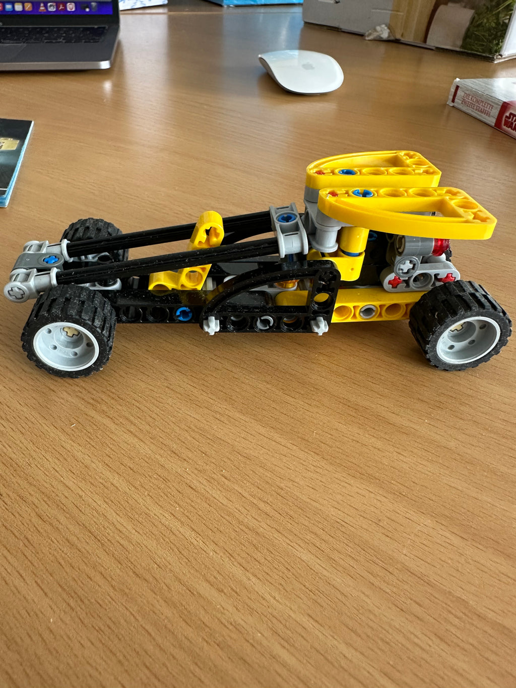 LEGO Technic 8290 Mini Telehandler Forklift Black/Yellow Small Very Good
