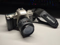 Pentax MZ-50 35mm SLR Silber mit 35-80mm Objektiv, Tasche & Anleitung – VGC