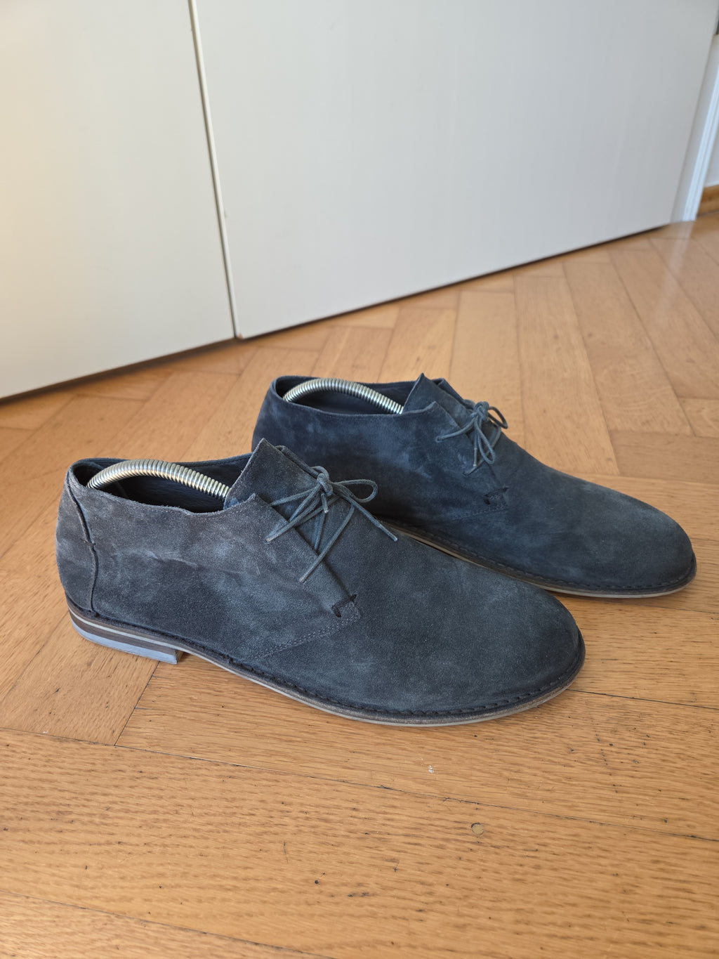 Pantanetti Dark Blue Suede Chukka Boots EU 43.5 UK 9.5 Good Condition