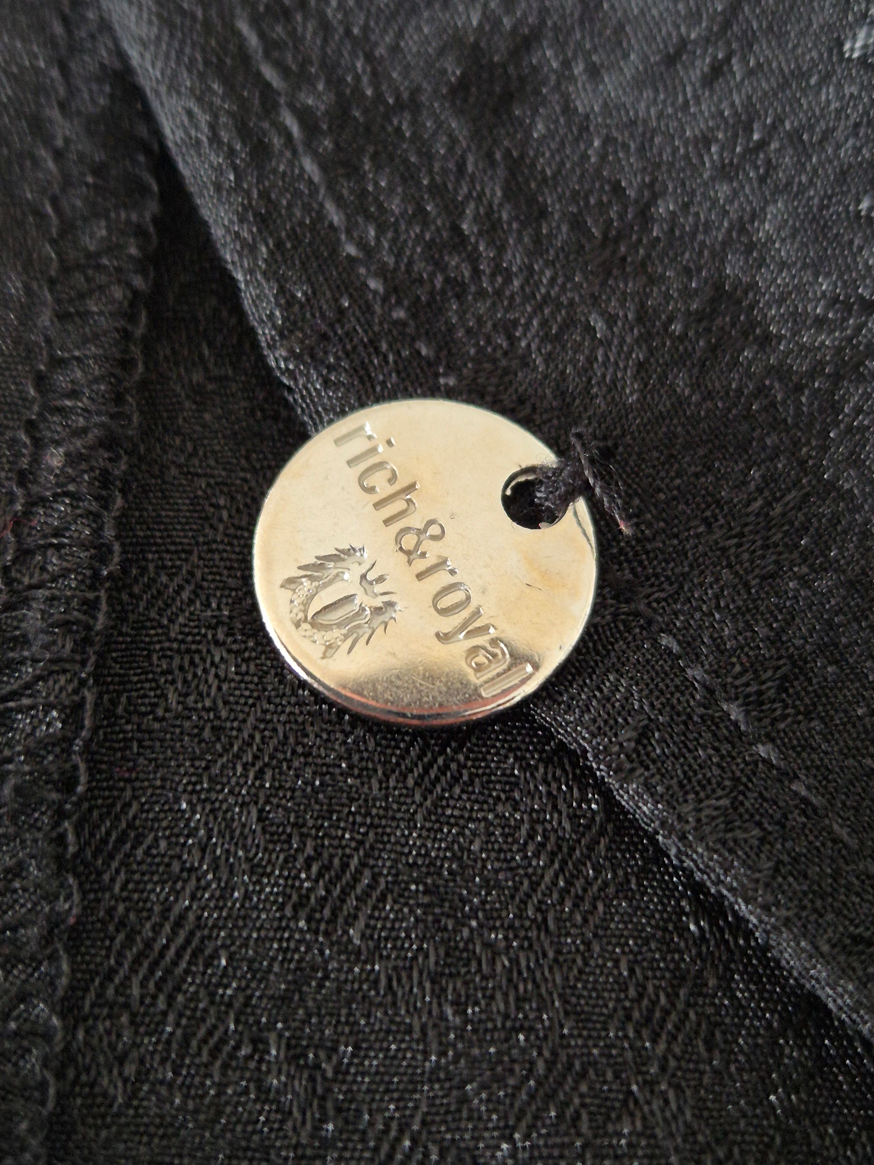 Rich & Royal Blouse 1708-706 – Black, Size 38, Very Good Condition