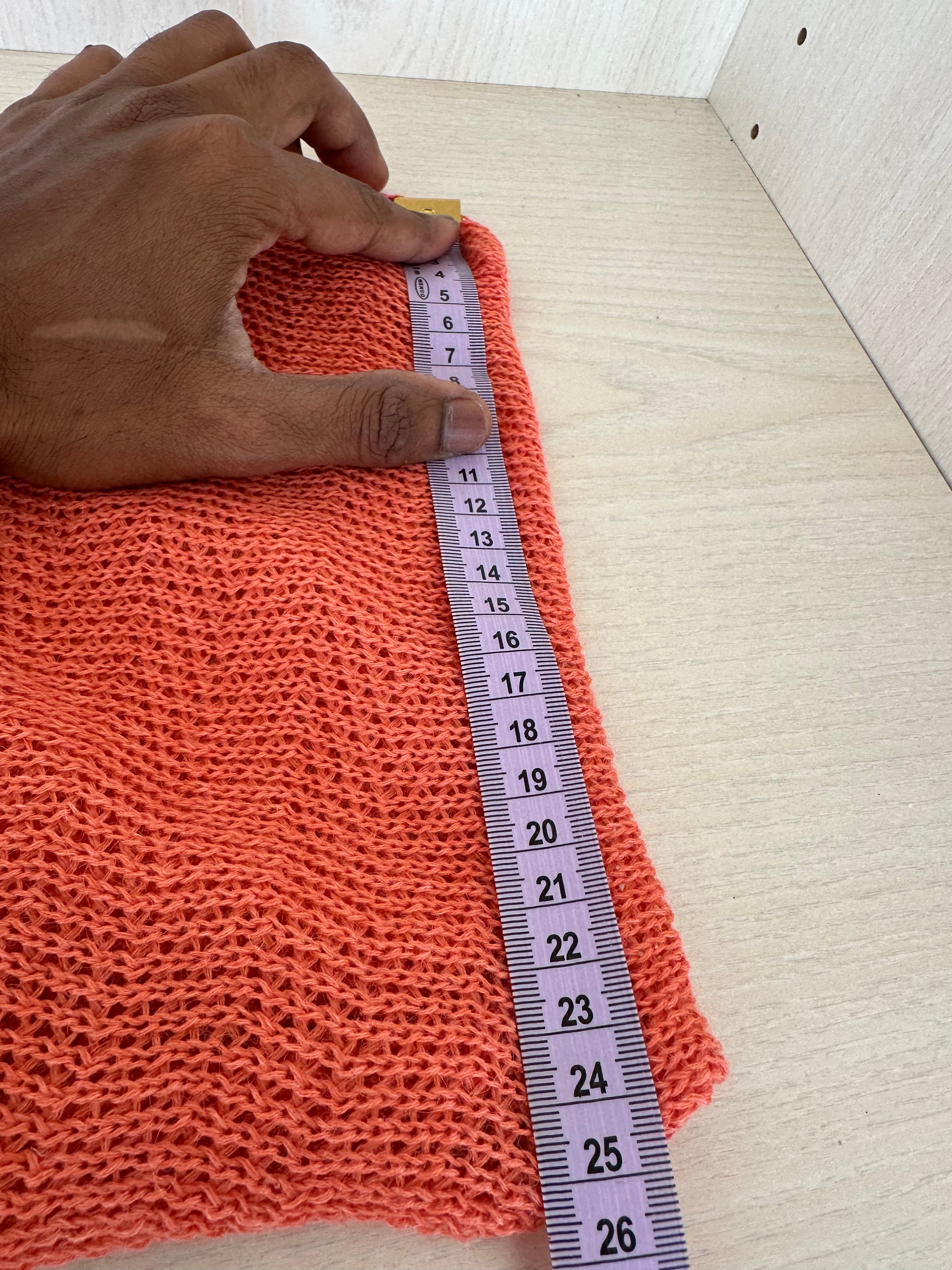 Sol Alpaca COLL004 Baby Alpaca Collar Snood Burnt Orange Uni-Size Like New