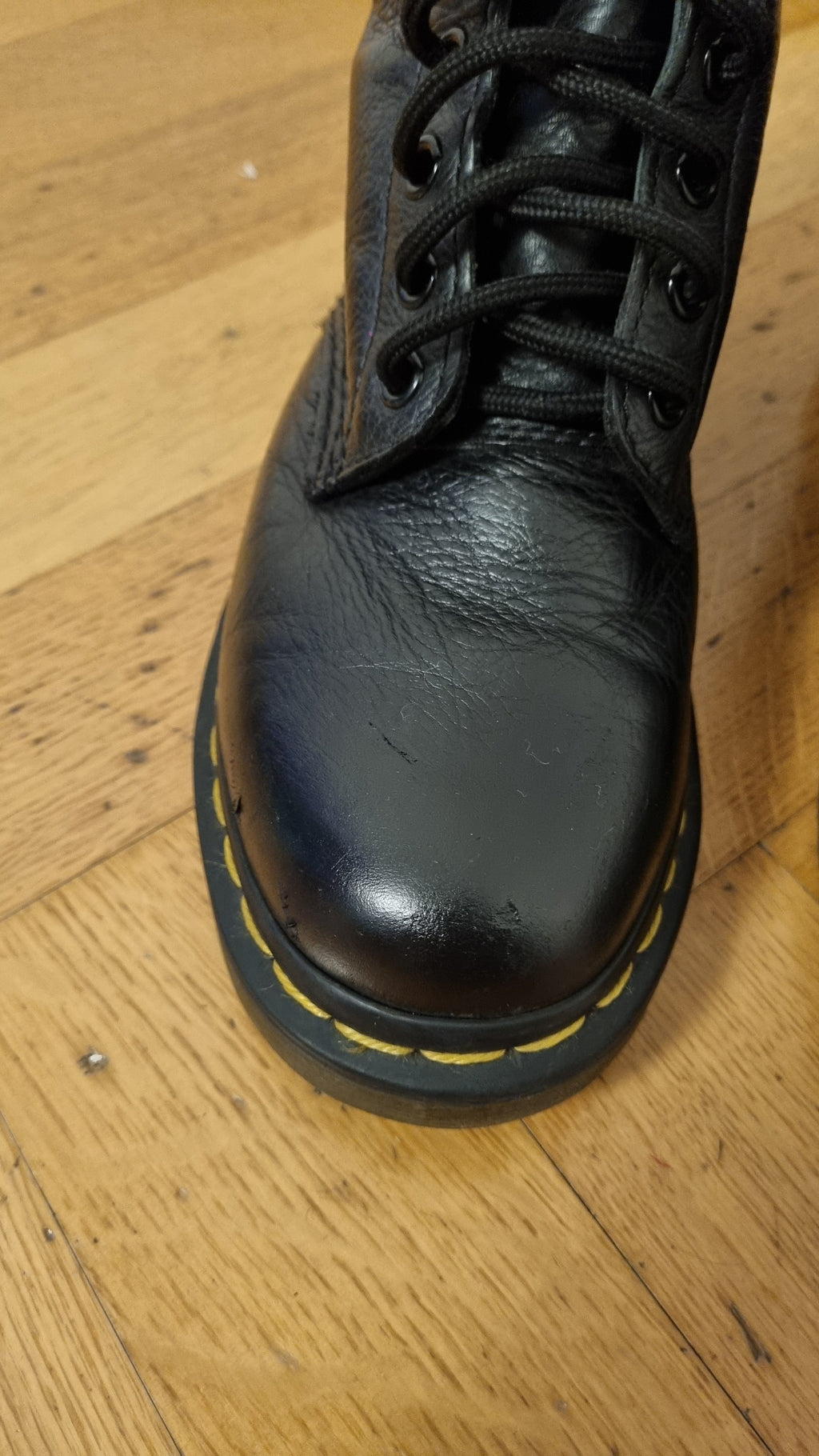 Dr. Martens 1460 Pascal Virginia Boots Black EU 36 Soft Leather Good Condition
