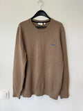 s.Oliver Crew-Neck Pullover Beige Size M – Very Good, 100% Cotton