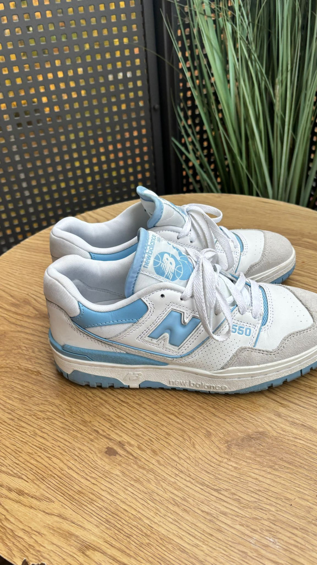 New Balance 550 “University Blue” Sz 40 White/Blue – Good Condition