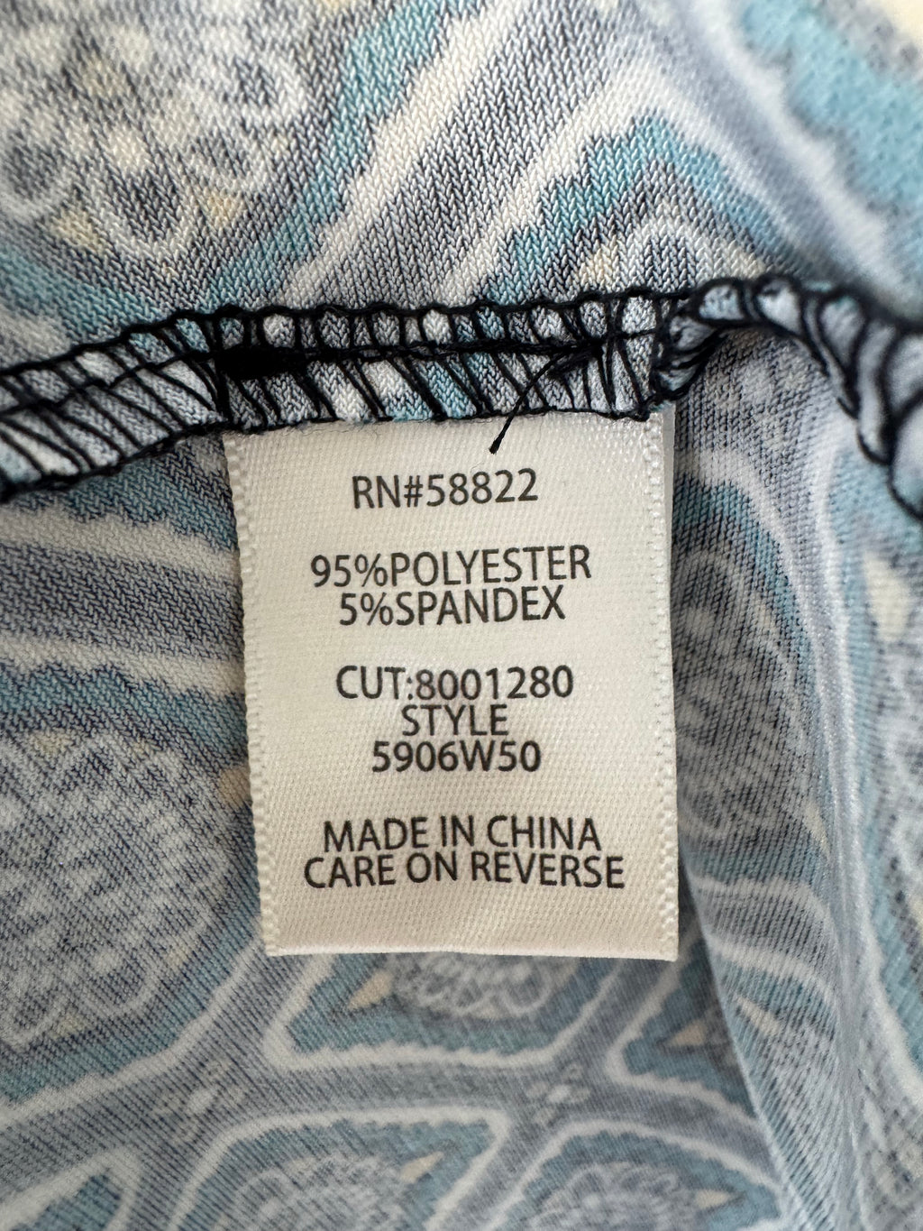 Max Studio Wrap Dress S – Black/White Geometric, Very Good Condition