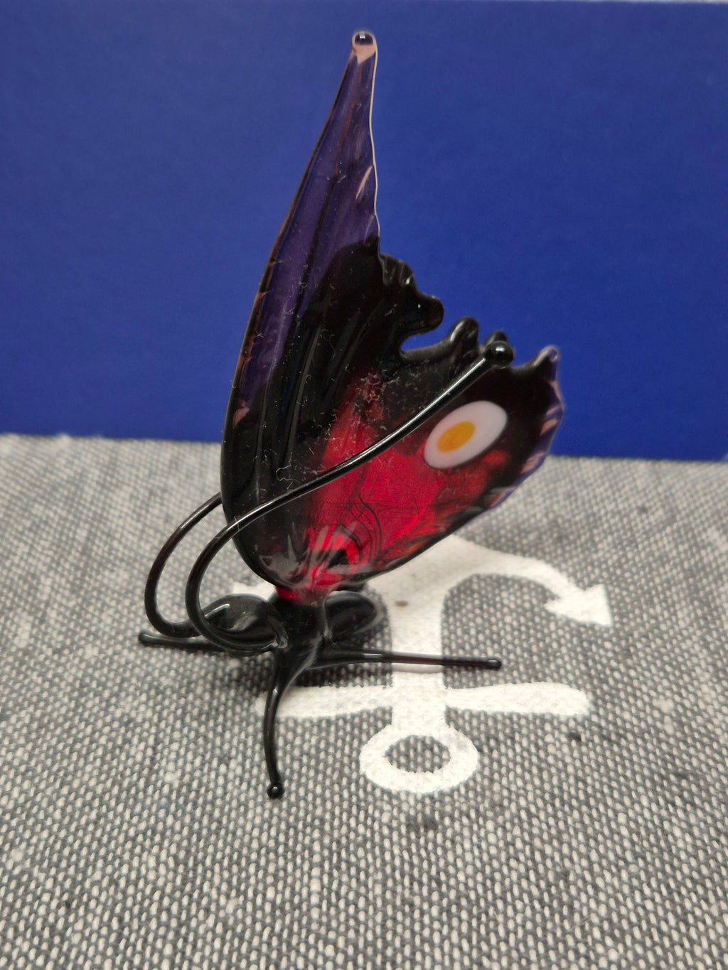 Haw Creek Forge Kupfer-Schmetterling – Klein, Rot, Handgefertigt, Sehr Gut