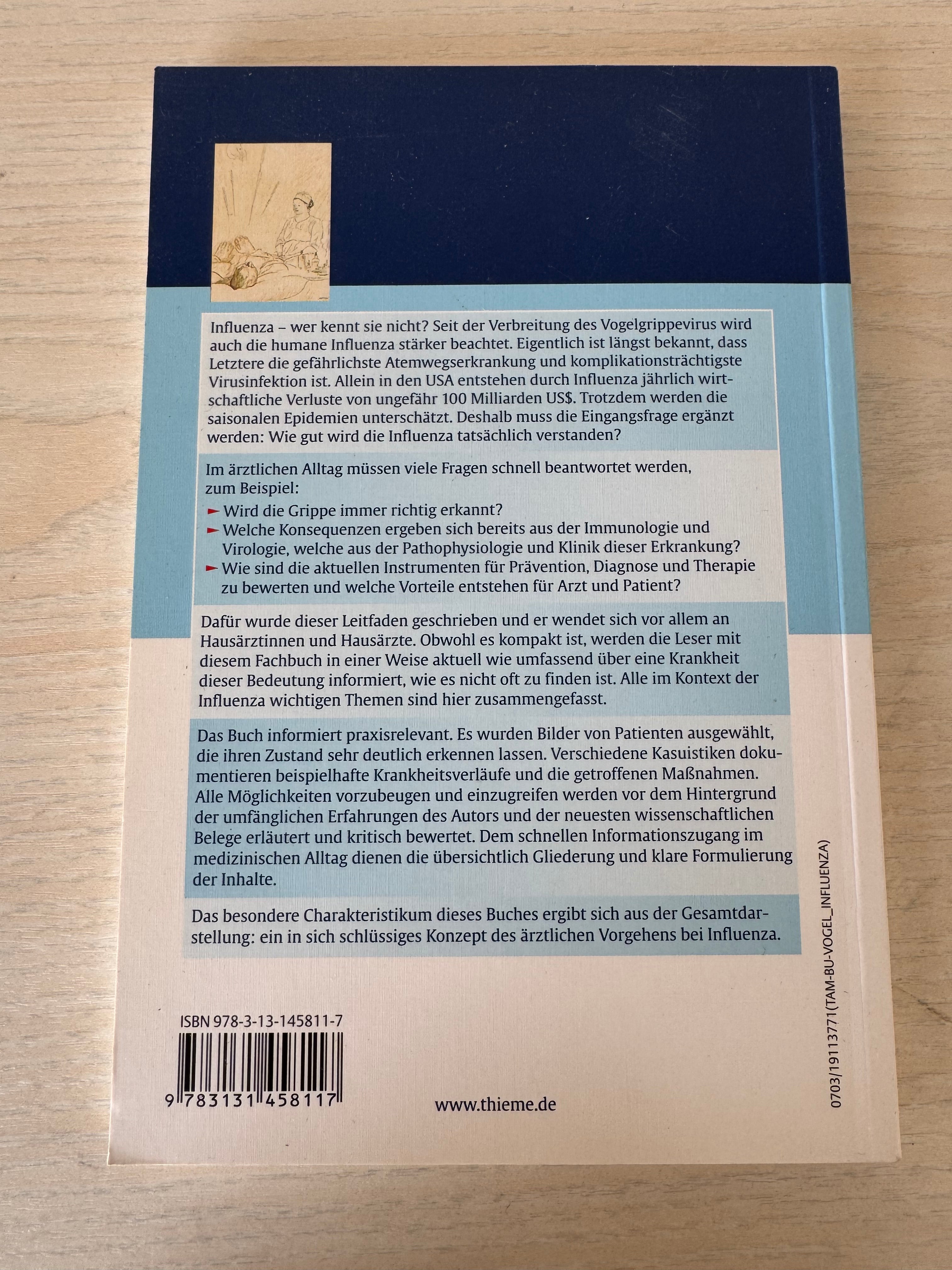 Praxis-Handbuch Influenza – G. E. Vogel (Thieme, 1. Aufl.) – wie neu