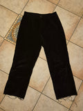 Unbranded Cordhose Wide-Leg | Schwarz | Größe M | Baumwolle | Guter Zustand