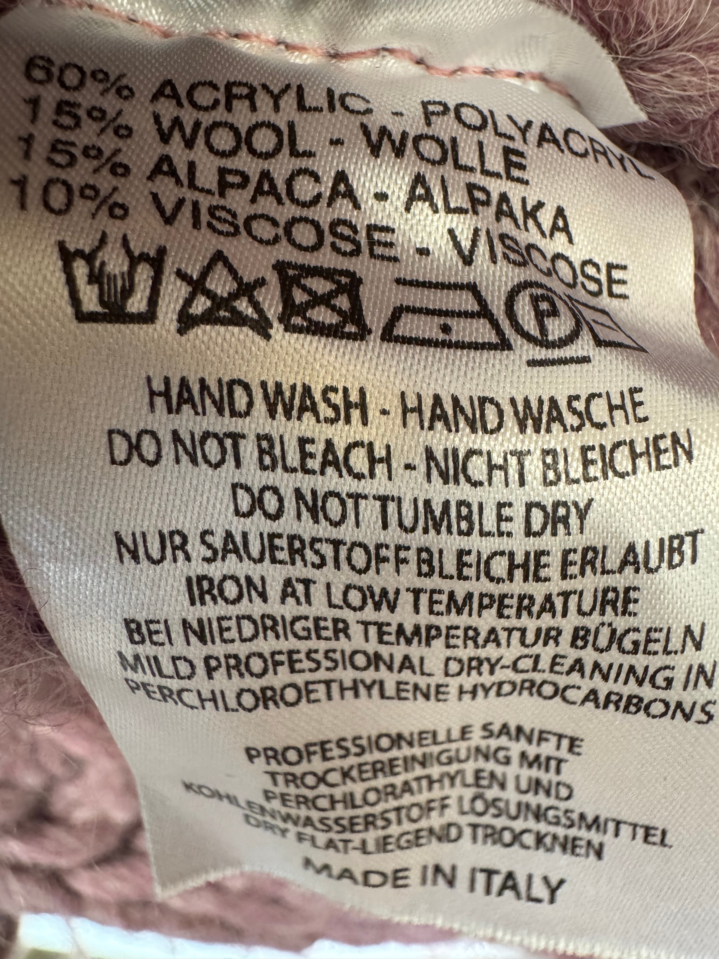 Blaumax Chunky Woll-Alpaka Pullover, Lavendel, Größe L-XL, Sehr Gut
