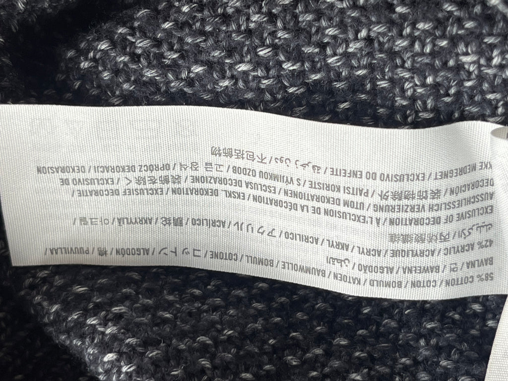 Abercrombie & Fitch Varsity Knit Hoodie XS – Navy mit großem „A“