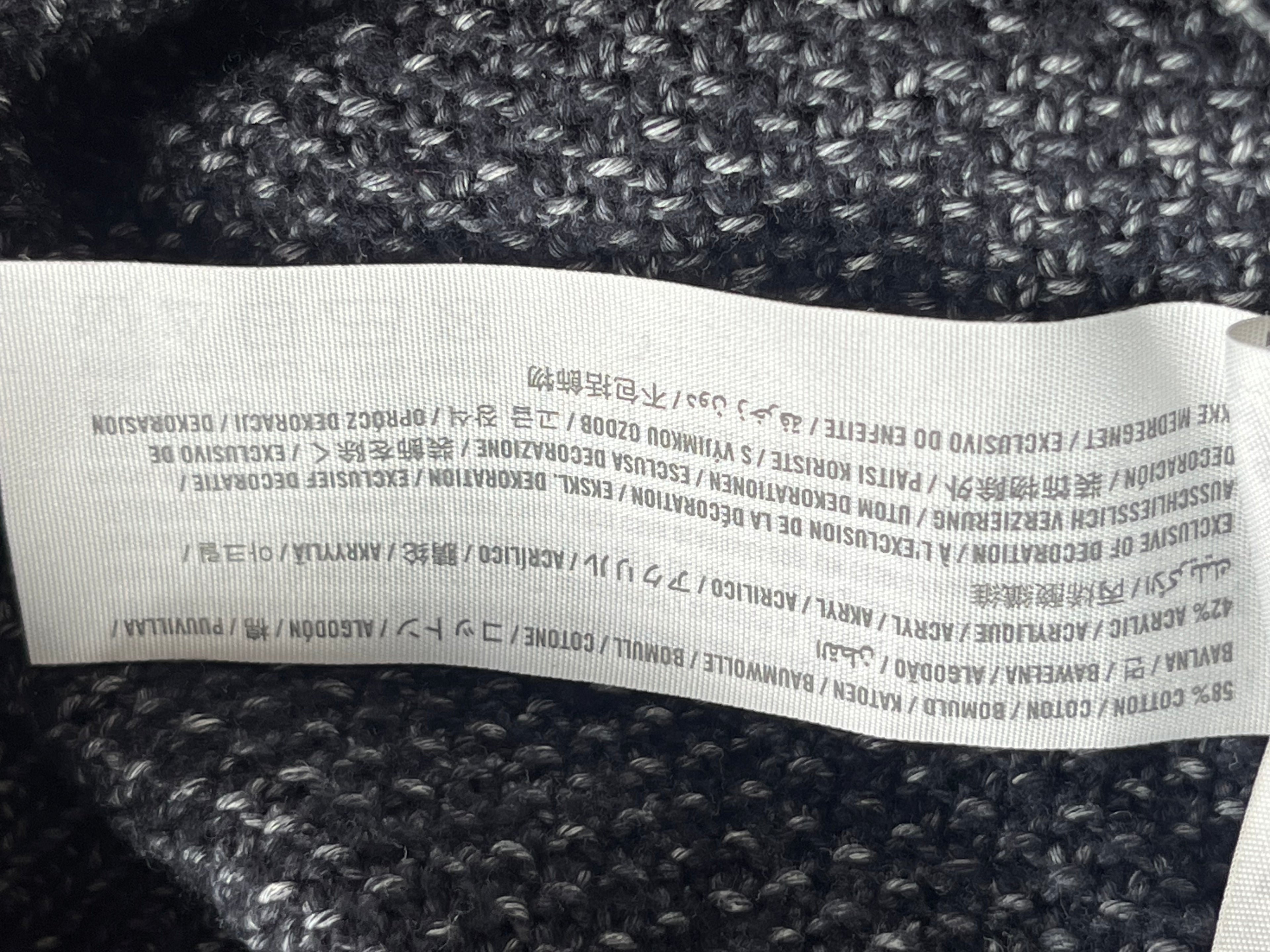 Abercrombie & Fitch Varsity Knit Hoodie XS – Navy mit großem „A“