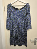 Pinko Sequin Mini Kleid – Blau/Silber, DE 36, Sehr guter Zustand