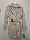 Stradivarius Classic Trench Coat, Size M, Beige, Normal Use