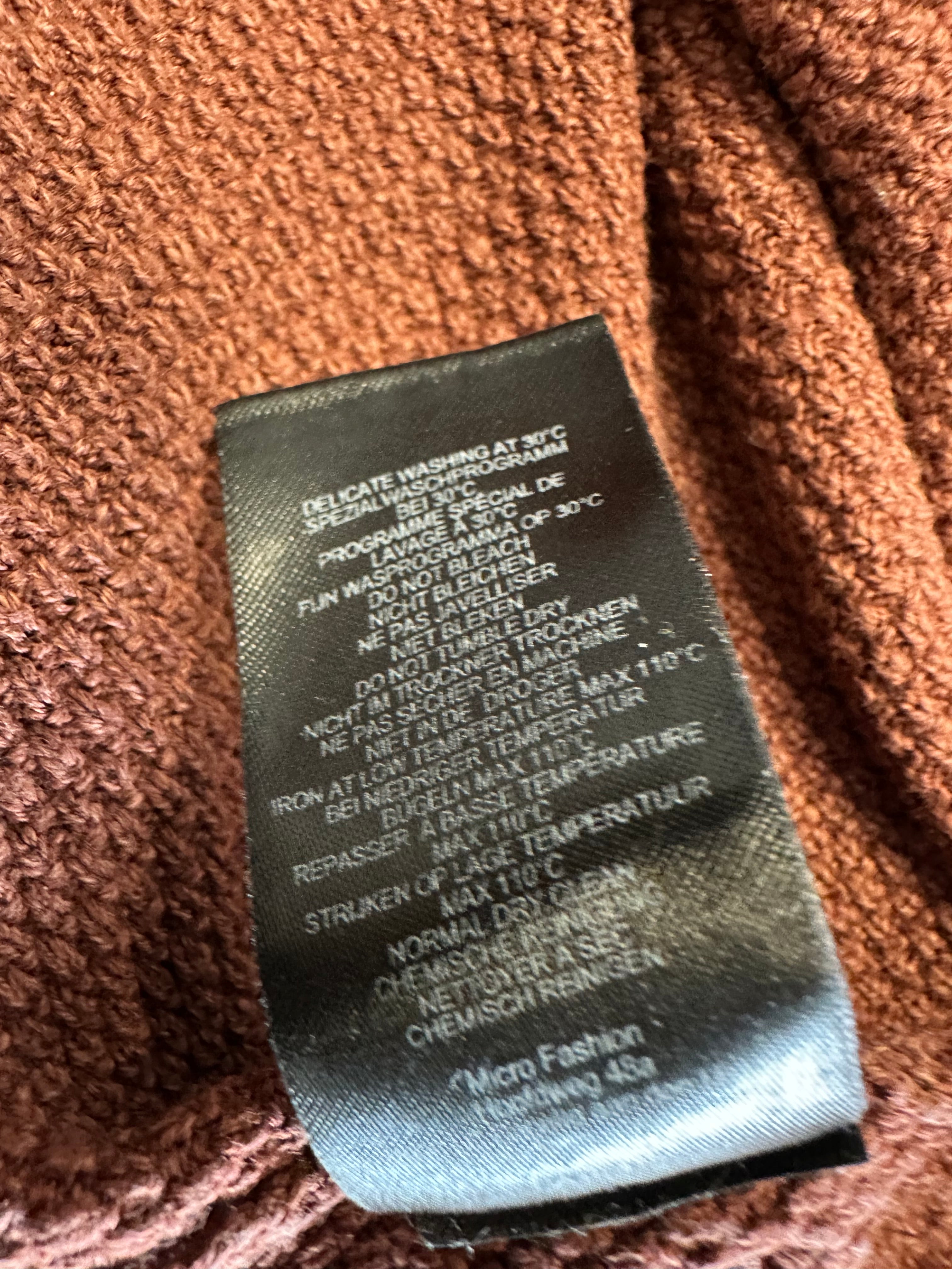 PROFUOMO „Sky Blue“ Herren Leinenpullover, Größe L, Braun, Guter Zustand
