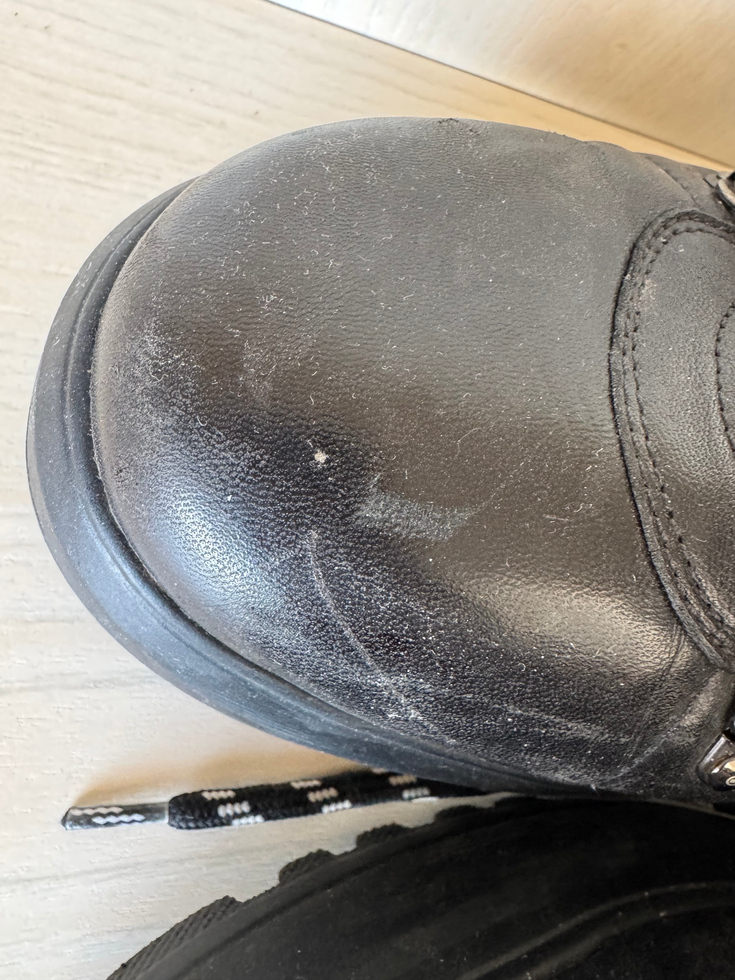 Bogner BANSKO Mid Boots Gr. 42 – Leder & Shearling, Schwarz, gebraucht