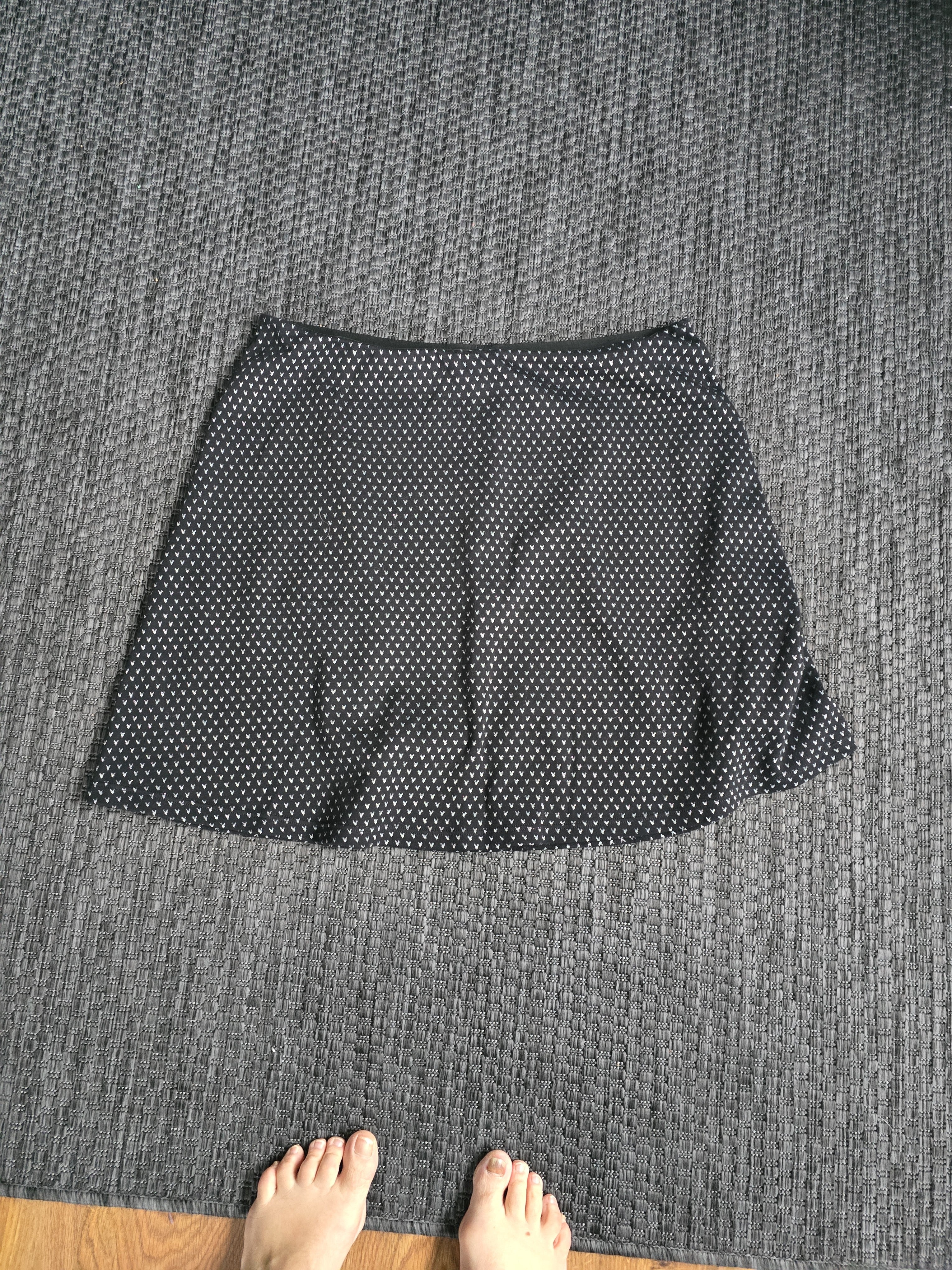 Modern Essentials by Tchibo Minirock, Schwarz/Weiß, Gr. 44/46, Sehr guter Zustand