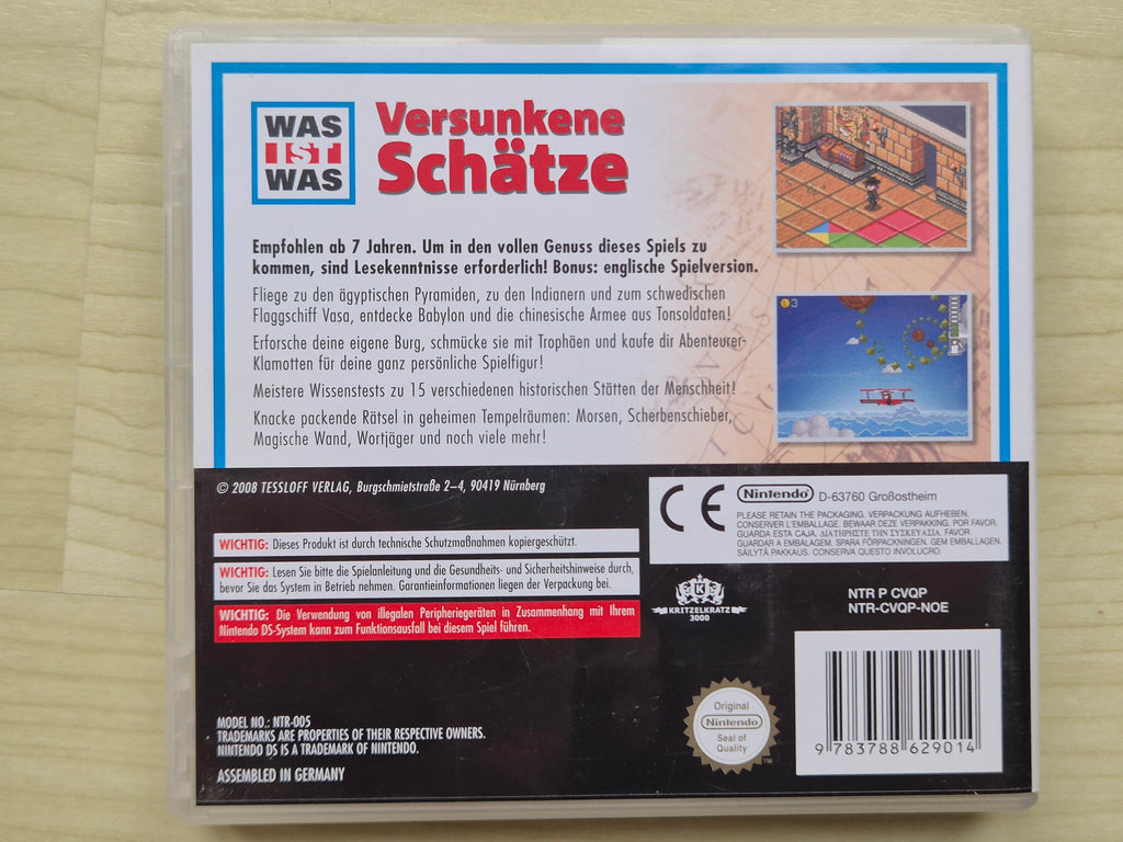 Nintendo DS „Was ist Was: Versunkene Schätze“ | OVP, Anleitung, Sehr gut