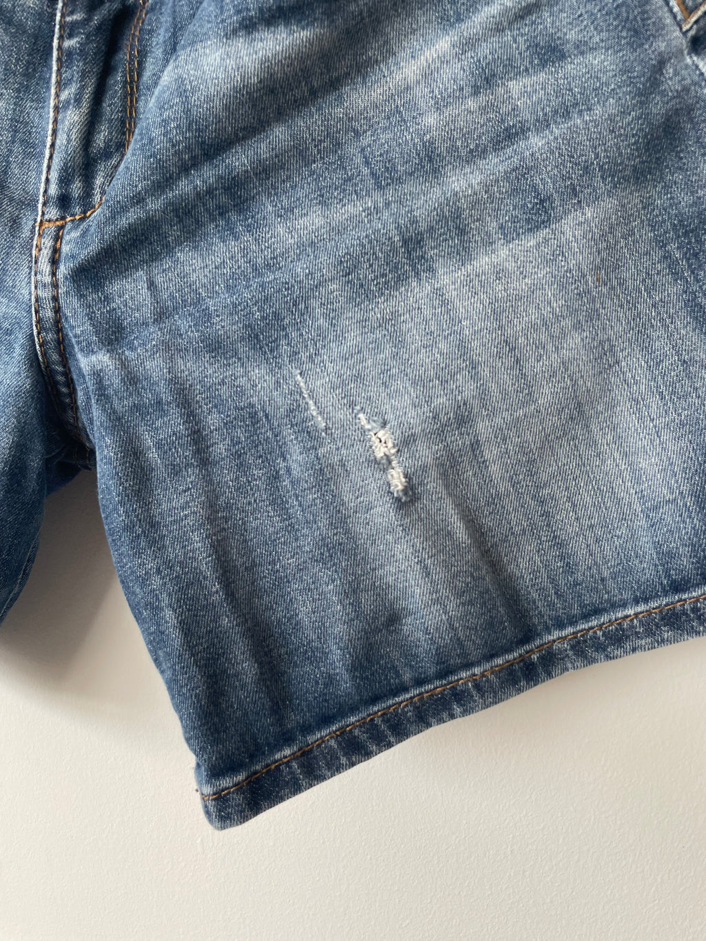 Liu Jo W13106 D3019 Damen Denim Shorts Gr. 29 Blau Baumwolle Zustand Gut