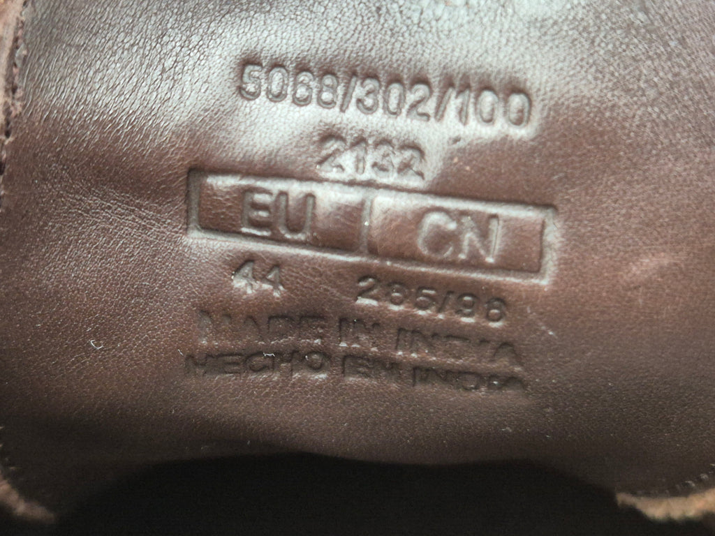 Zara Man Derby braun Leder EU 44 UK 10 – klassisch smart gebraucht