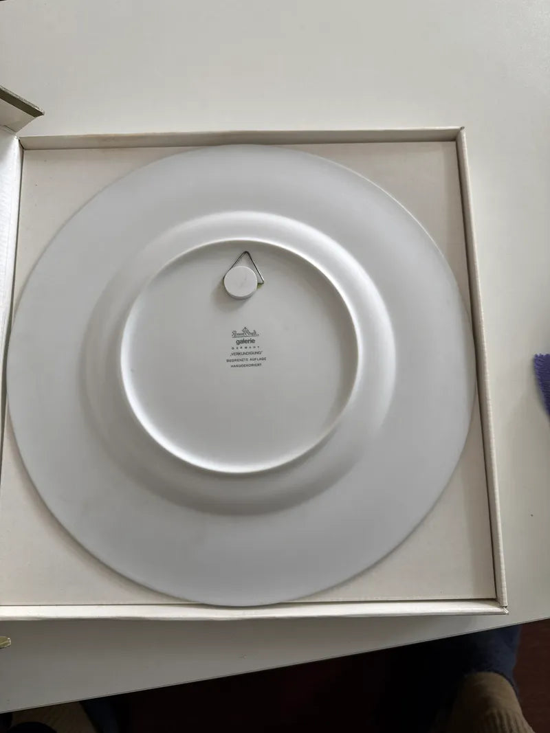 Rosenthal Christmas Collector Plate – Studio Line, Björn Wiinblad, Porcelain, VG