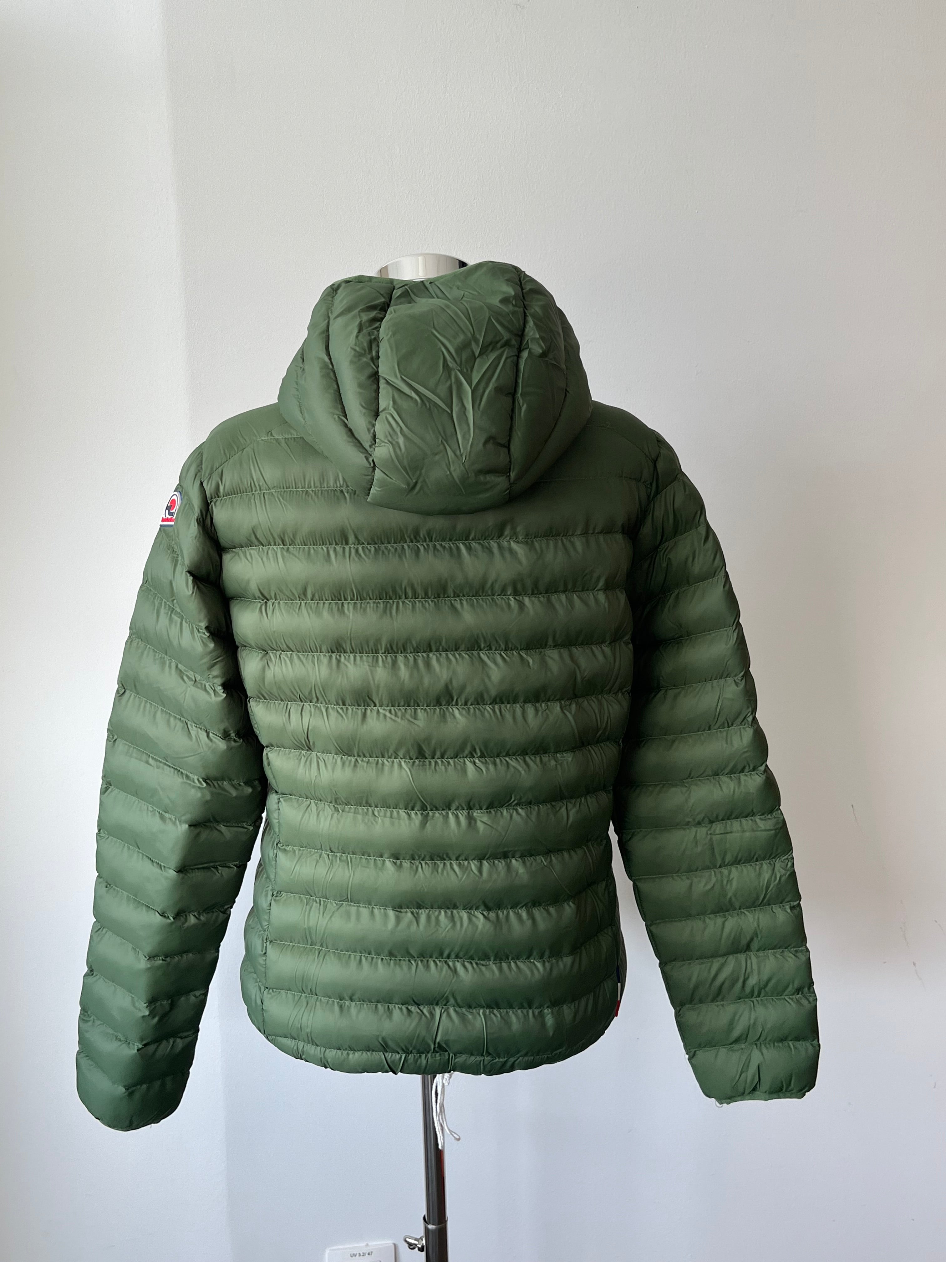 Invicta Lightweight Hooded Puffer Jacket Green M Very Good Condition