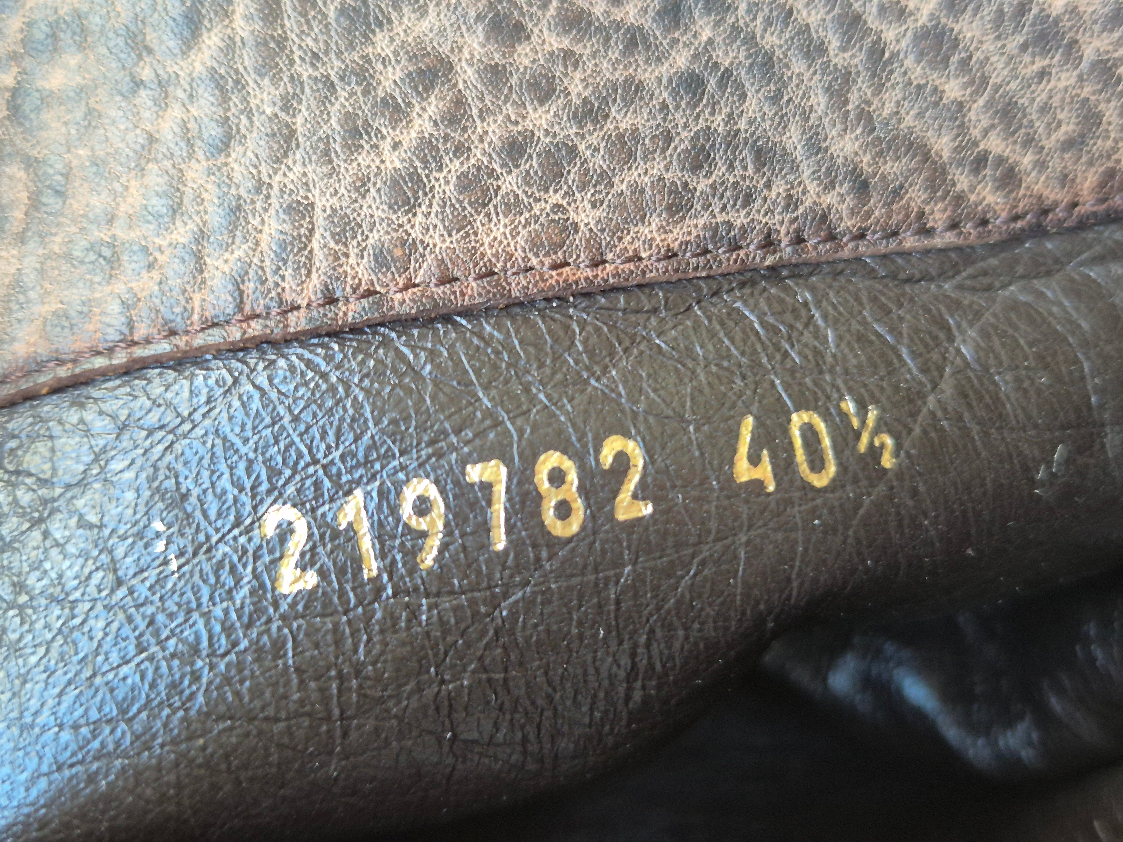 Gucci Lederstiefel mit Bambus-Quasten, Braun, EU 40.5, Guter Zustand