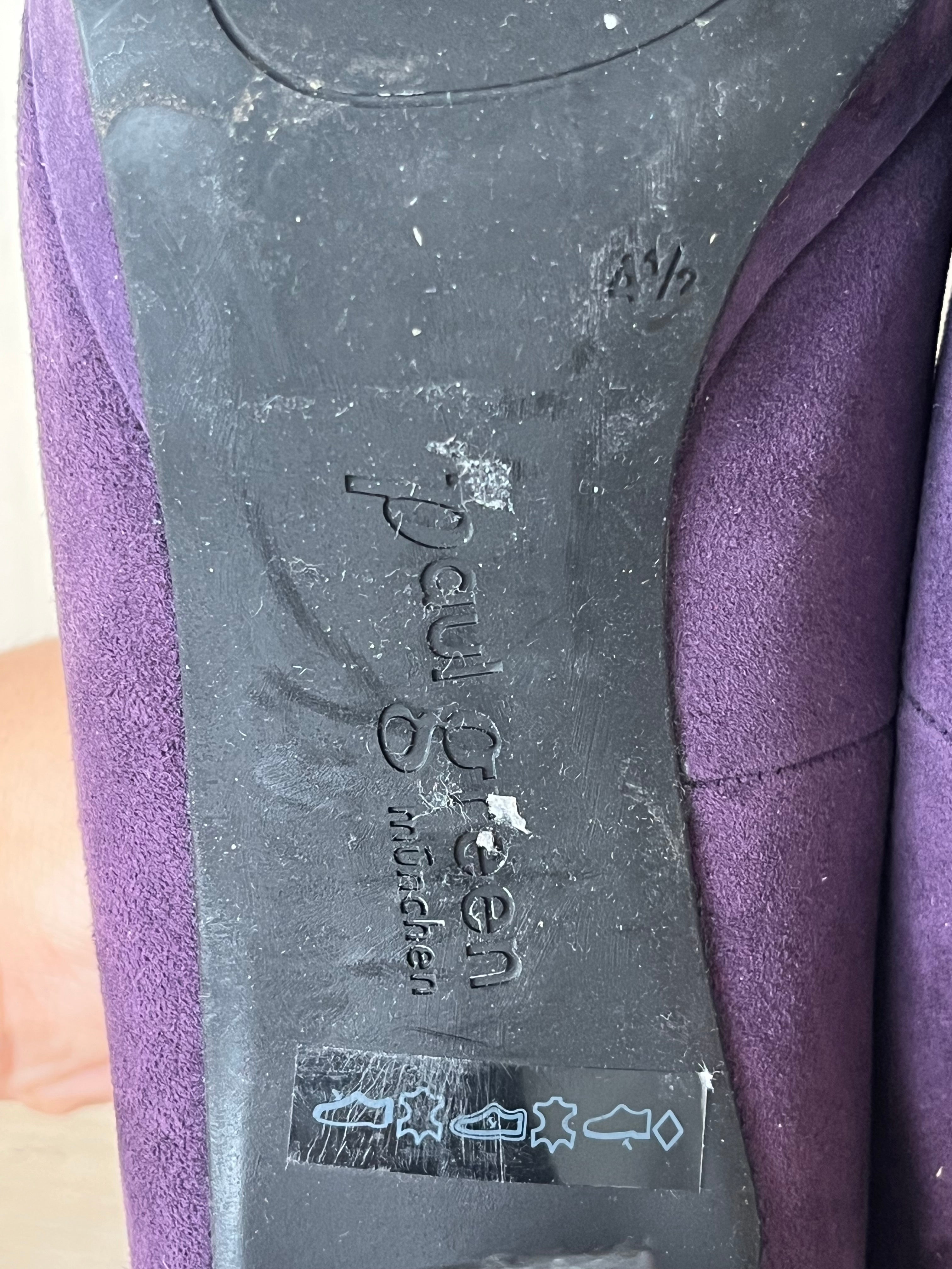 Paul Green Pumps Veloursleder dunkelviolett | EU 39 | sehr guter Zustand