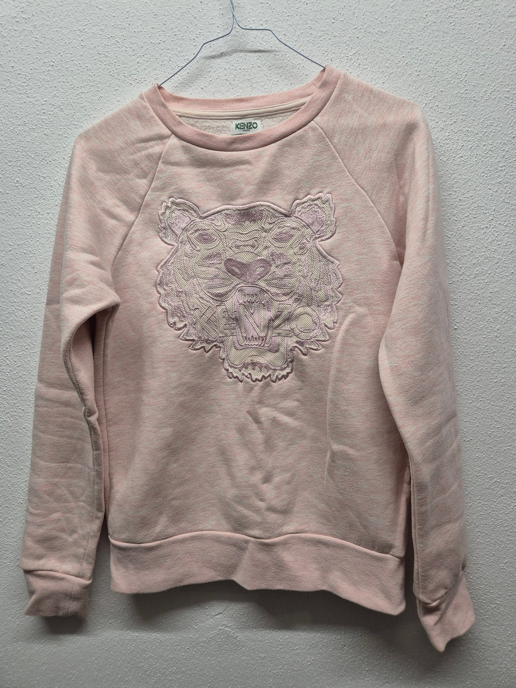 Kenzo Tiger Sweatshirt S – hellrosa, guter Zustand