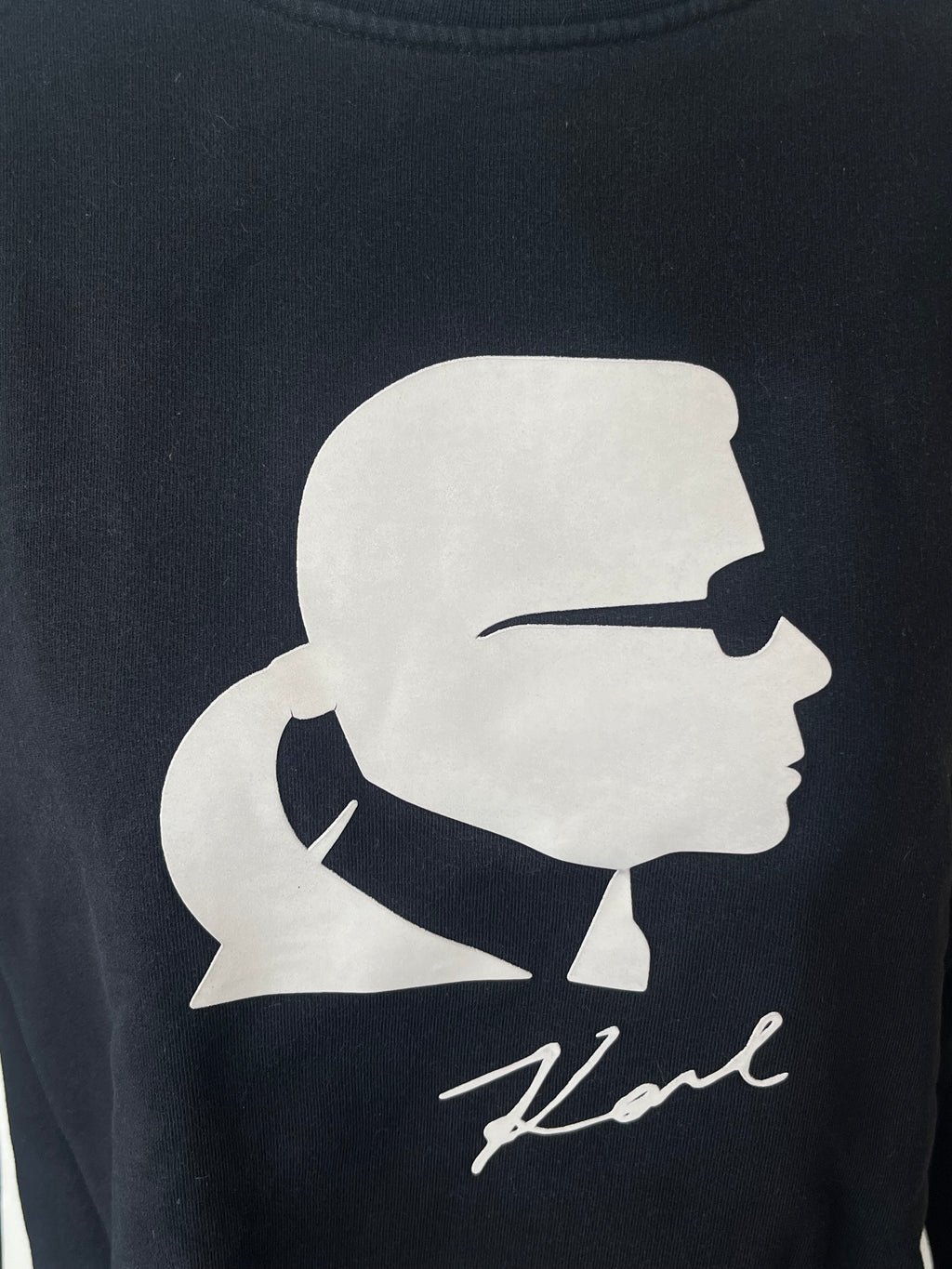 Karl Lagerfeld Ikonik Sweatshirt XXL – Schwarz, sehr guter Zustand