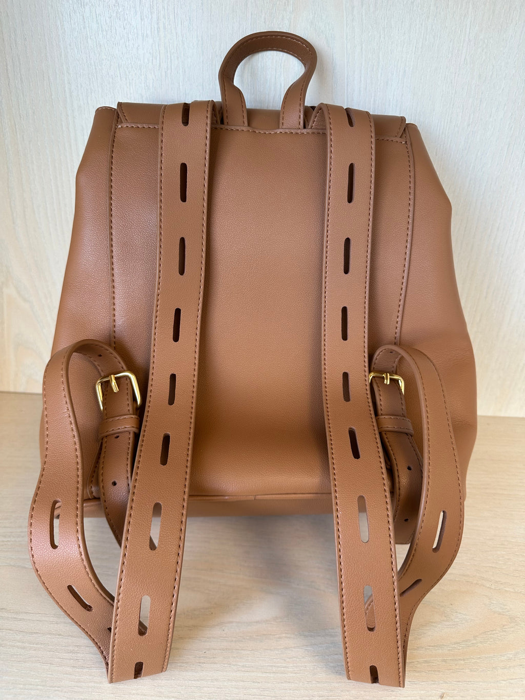 Love Moschino Multipocket Rucksack – cognac, sehr guter Zustand, Medium