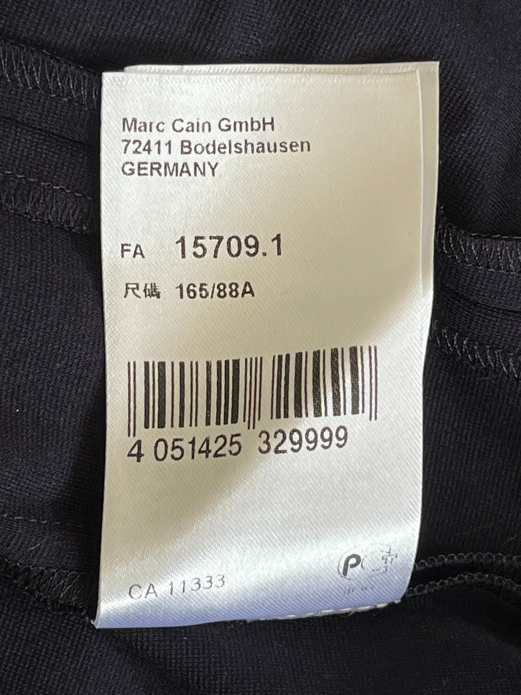 Marc Cain J24 Blazer Navy Blue Cotton Blend N3 Very Good