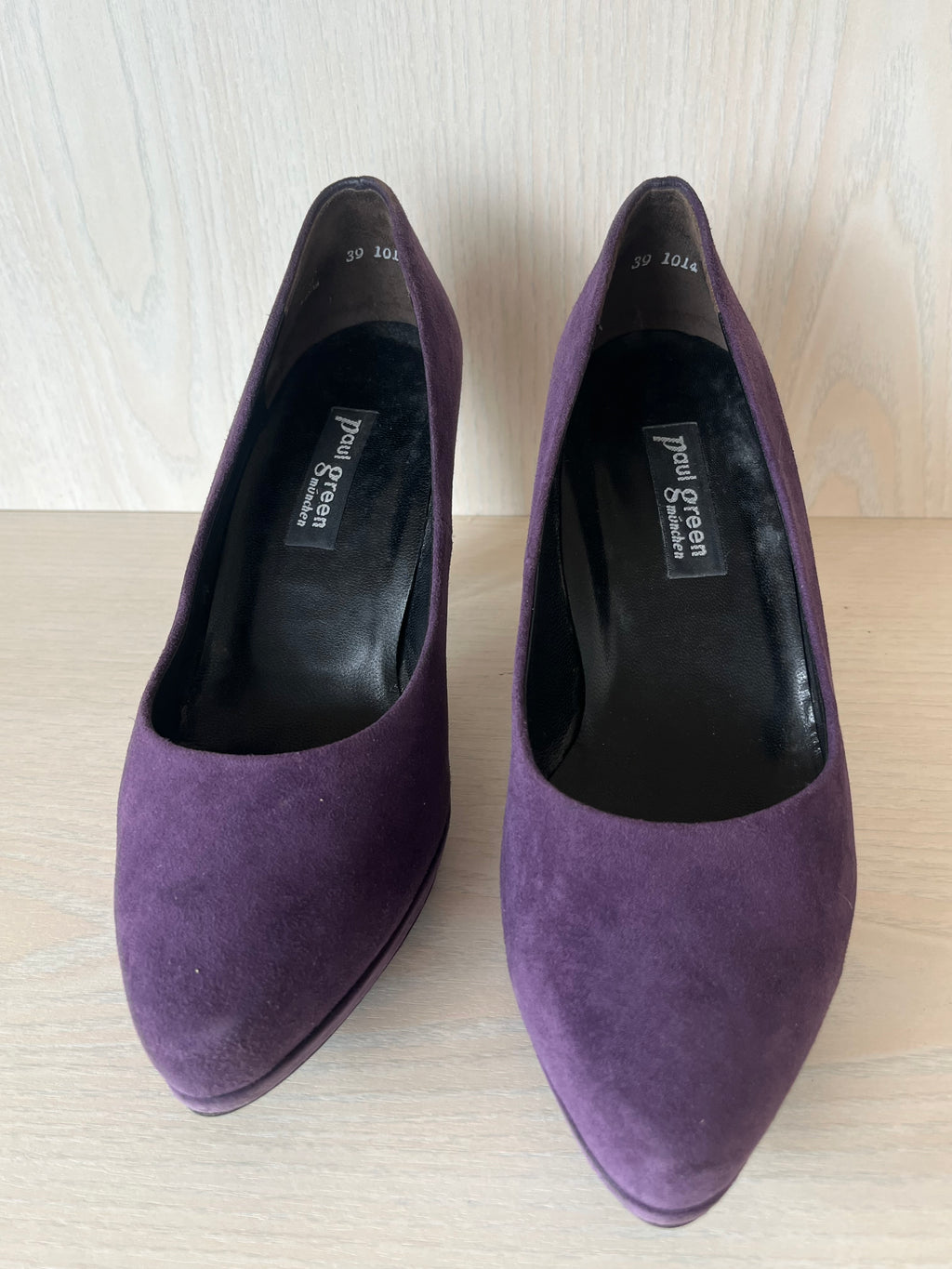 Paul Green Pumps Veloursleder dunkelviolett | EU 39 | sehr guter Zustand
