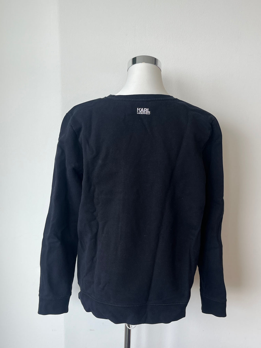 Karl Lagerfeld Ikonik Sweatshirt XXL – Schwarz, sehr guter Zustand
