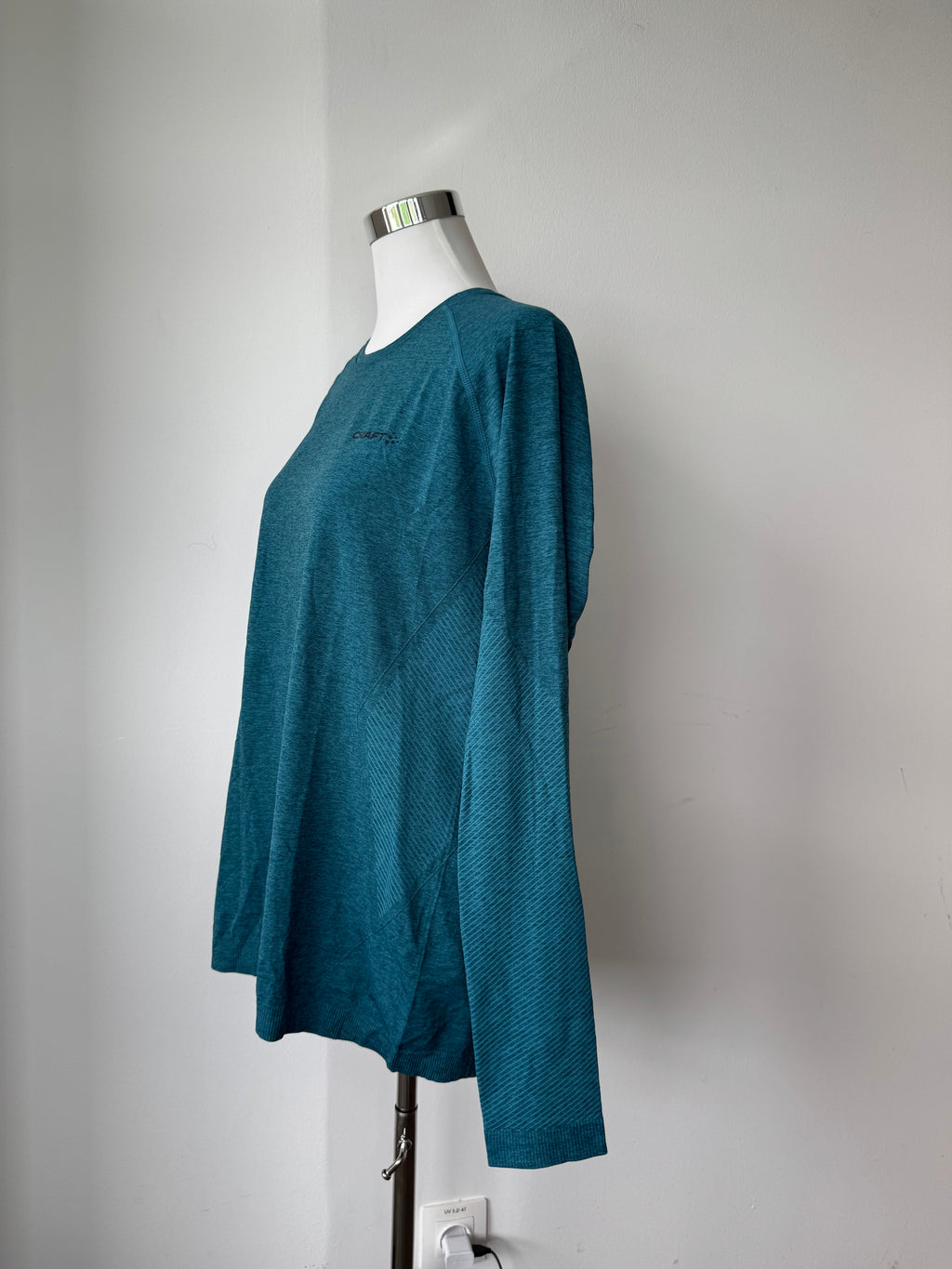 Craft Herren Langarm Performance Shirt Teal Heather XL Gut