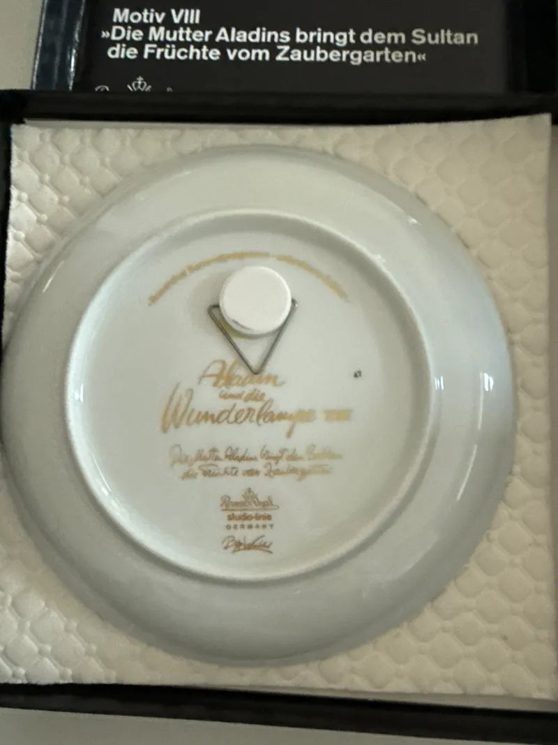Rosenthal Aladin Collector Plate Scene VIII by Björn Wiinblad, Very Good
