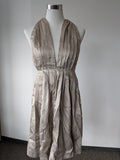Stella McCartney Pleated Silk Dress – IT 40, Nude, Good Condition