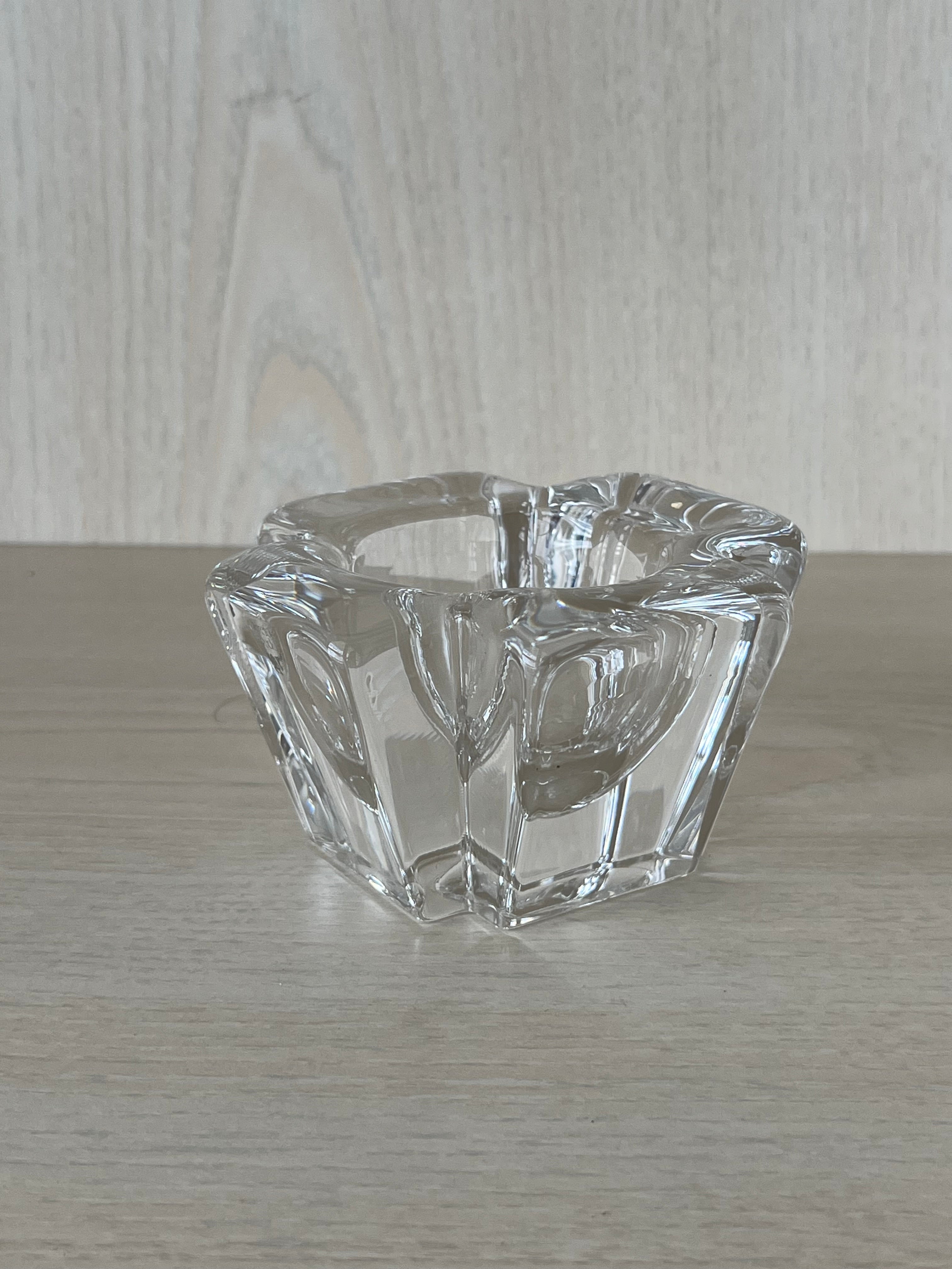 Orrefors Max Kristall Windlicht | 9,5 cm | Klar | Sehr guter Zustand