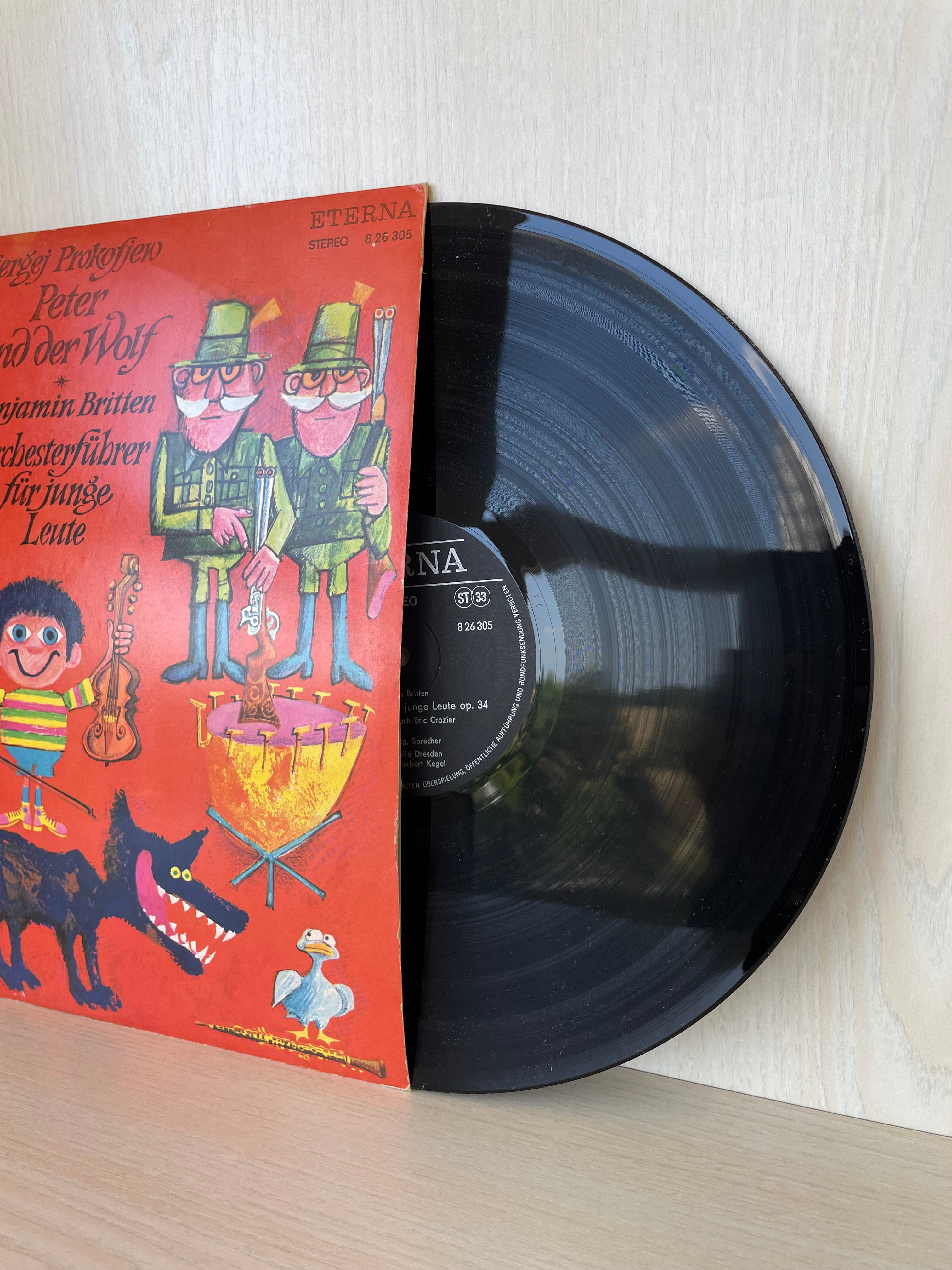 ETERNA LP – Prokofjew „Peter und der Wolf“ / Britten „Orchesterführer“ VG