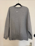 Nike Sportswear Phoenix Fleece Crewneck – Heather Gray, Größe S, Guter Zustand