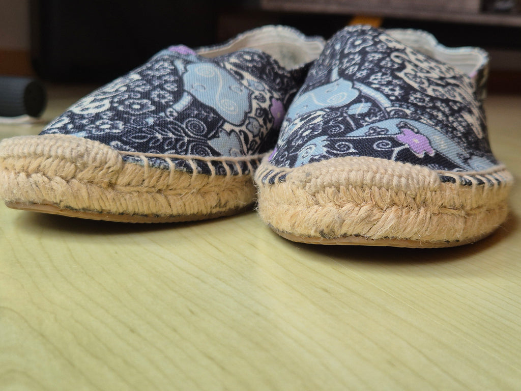 Isabel Marant Espadrilles Gr. 40 | Boho Print | Jute-Sohle | Schwarz Bunt | Gebraucht