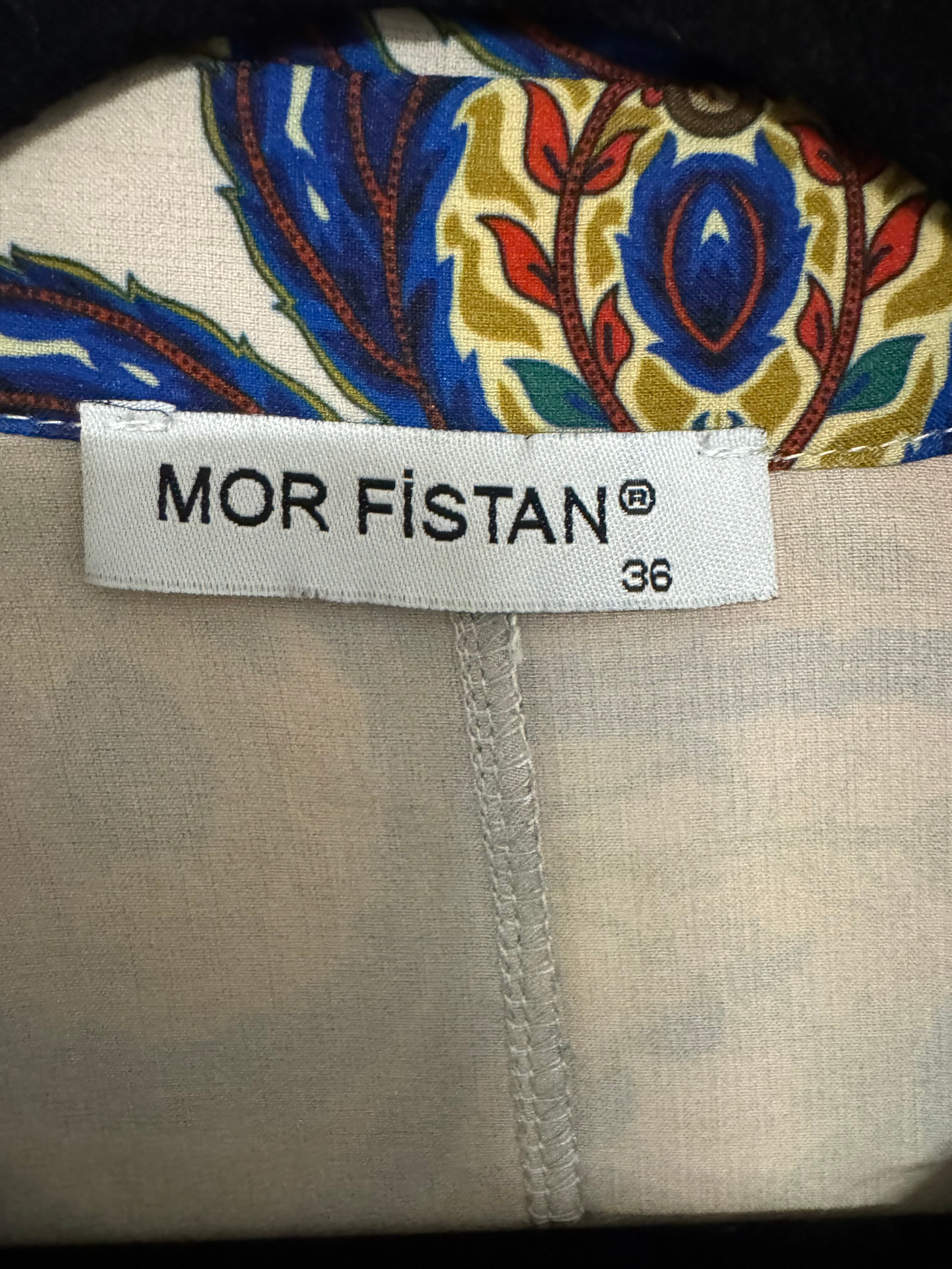 Paisley Boho Maxi Kleid, Gr. M, Multicolor – JOR FISTAN, guter Zustand