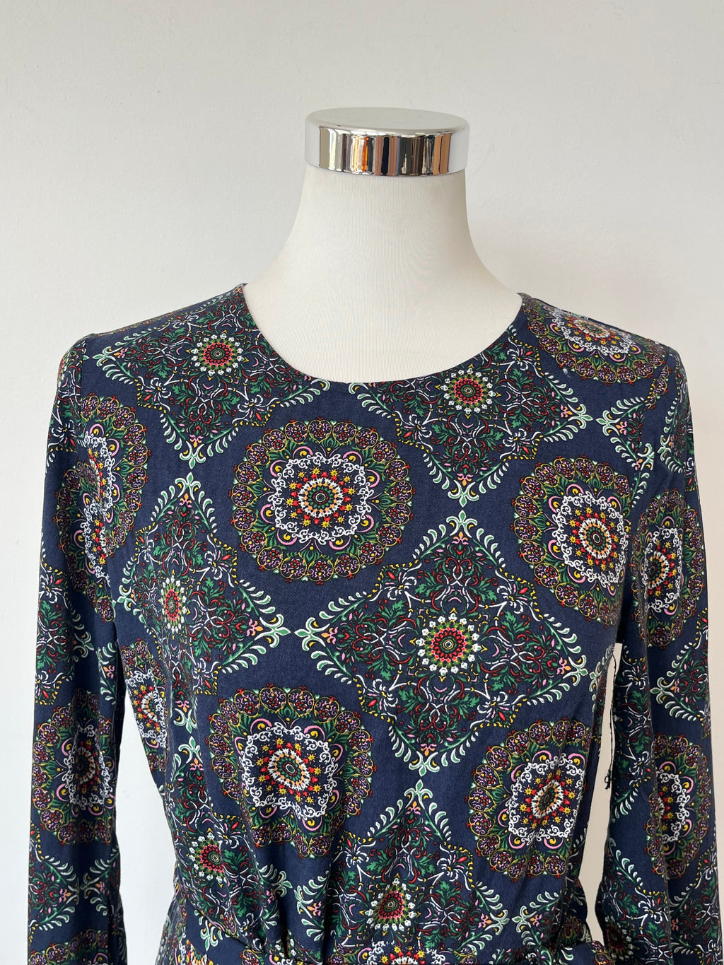 Holly & Whyte by Lindex Maxikleid Langarm EU 40 Mehrfarbig Sehr Gut