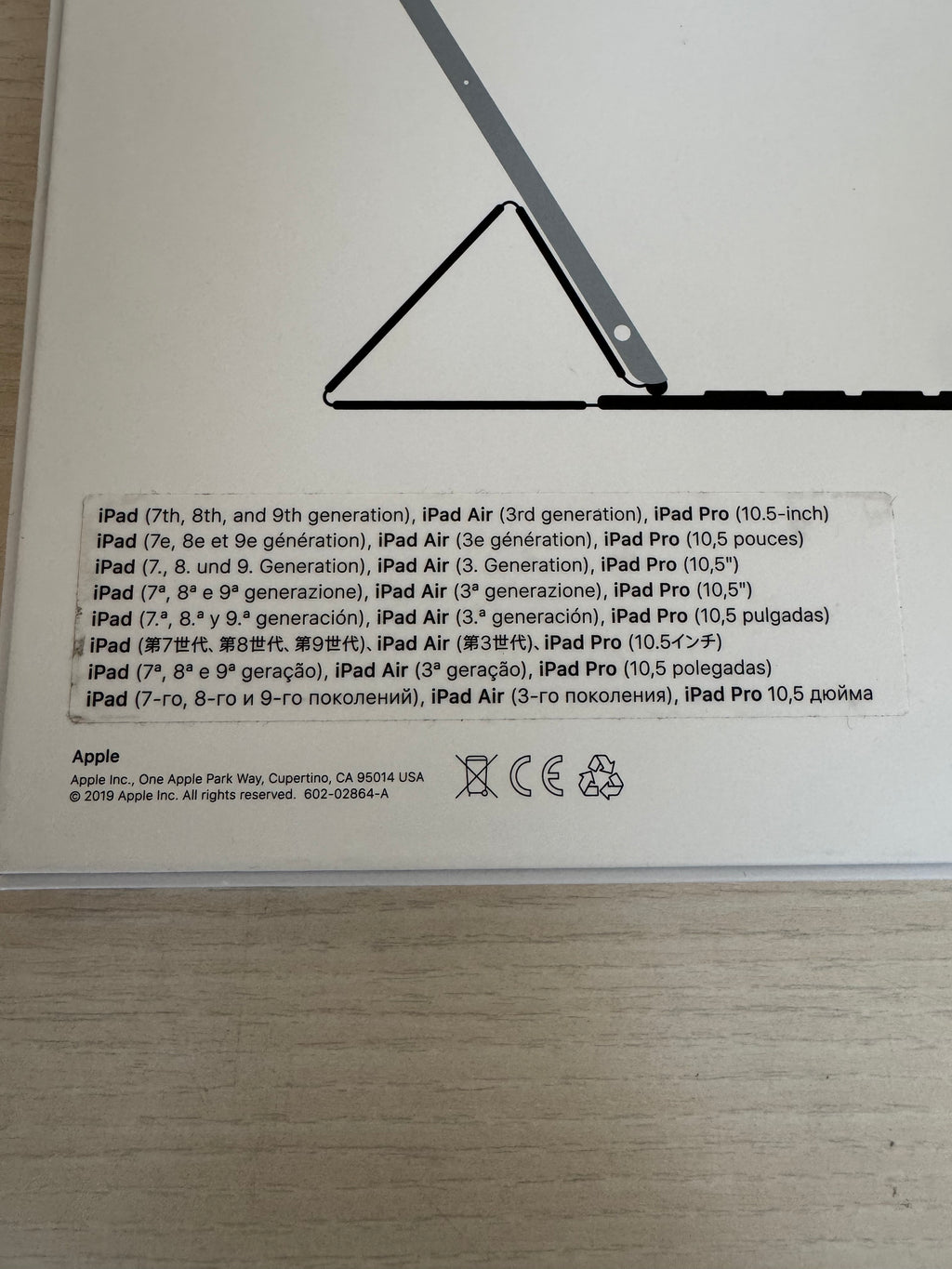 Apple Smart Keyboard 10.5 (A1829), Schwarz, guter Zustand, OVP