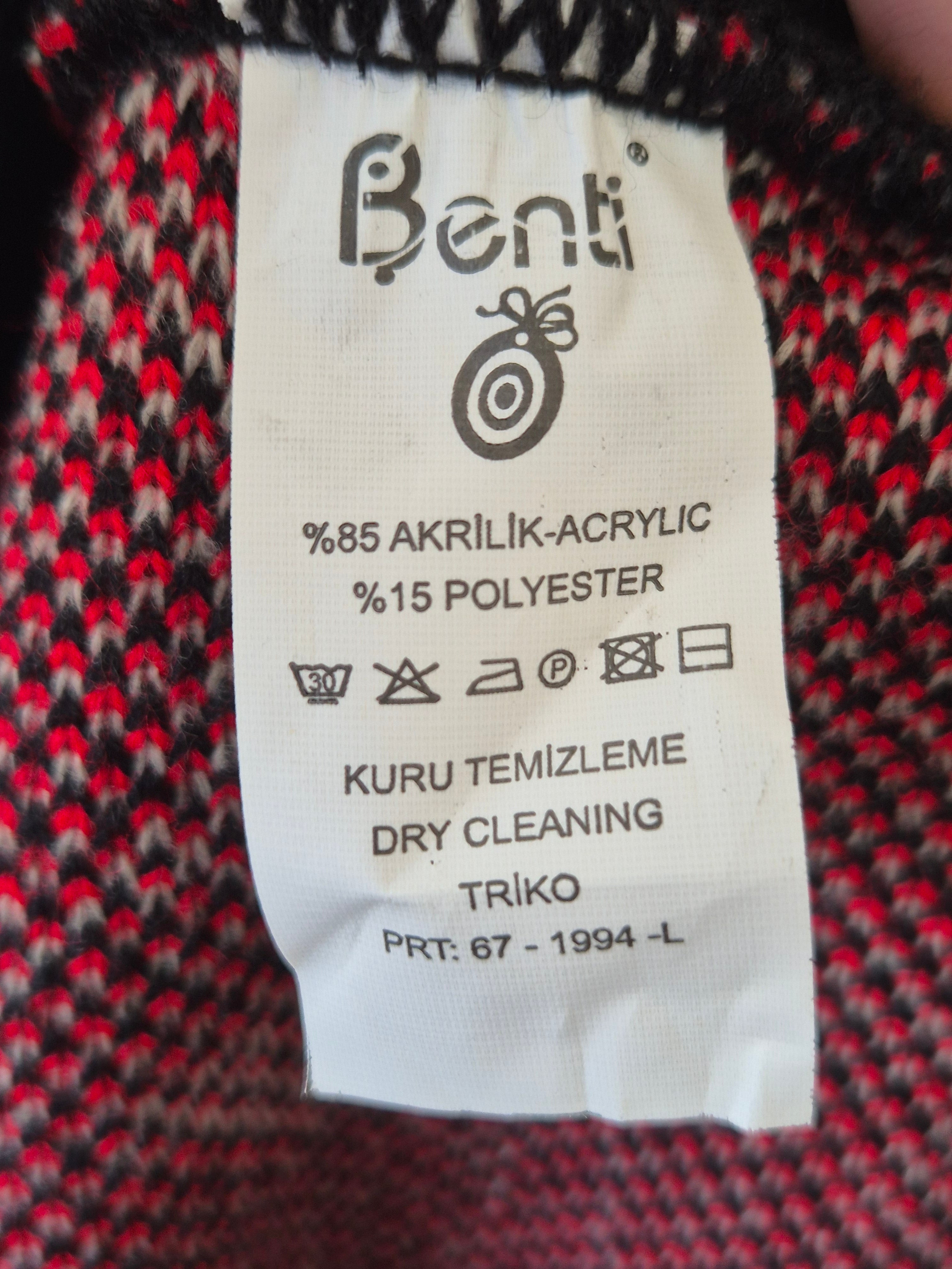 Benti Cardigan – Wasserfall, Jacquard Navajo Muster, Gr. M, Neu