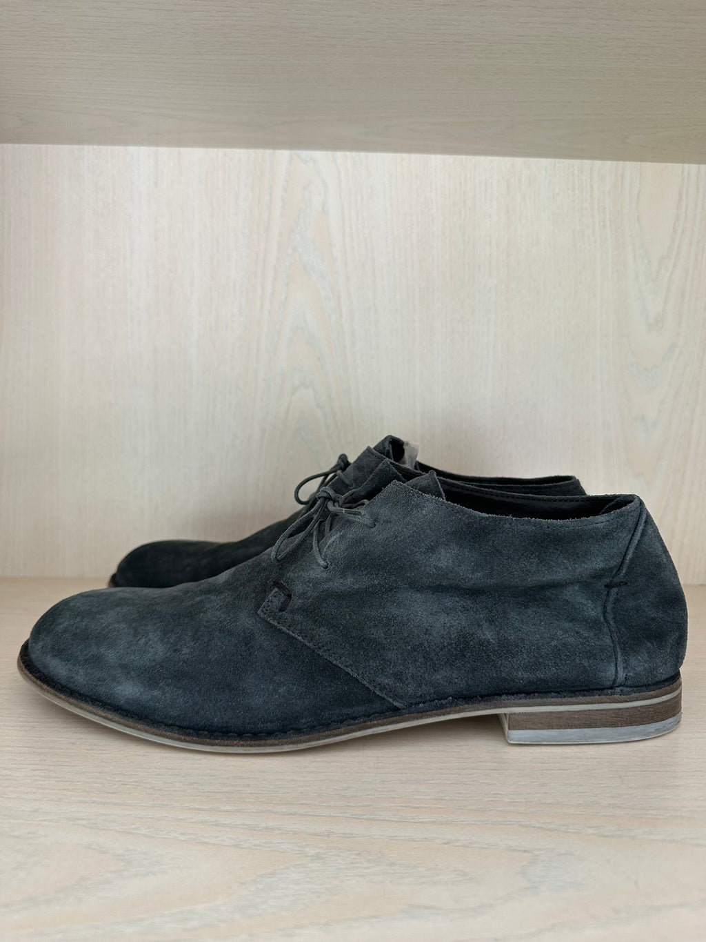 Pantanetti Dark Blue Suede Chukka Boots EU 43.5 UK 9.5 Good Condition